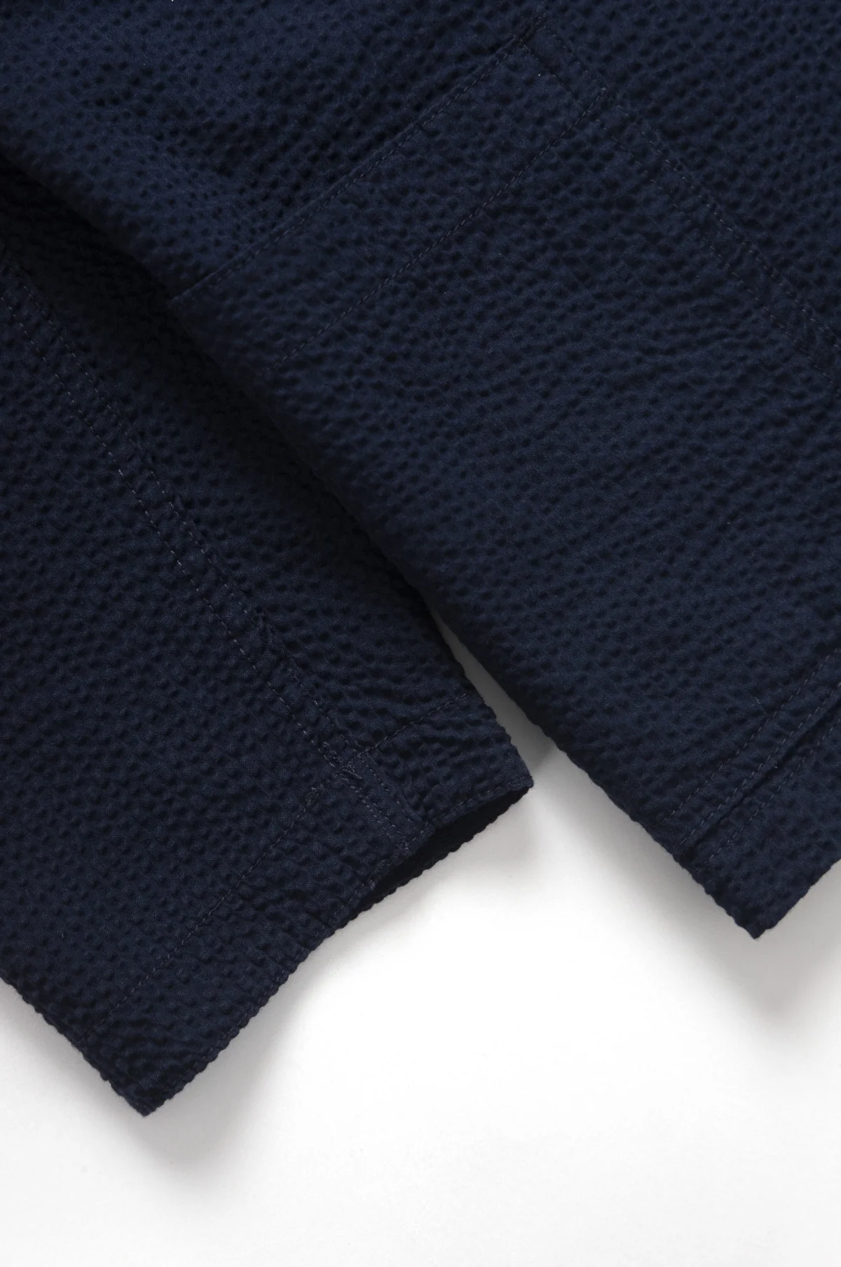 Seersucker Server Suit Jacket Dark Navy - Image 8