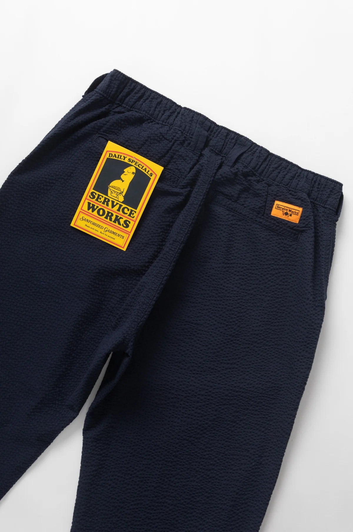 Seersucker Waiter Pants Dark Navy - Image 5