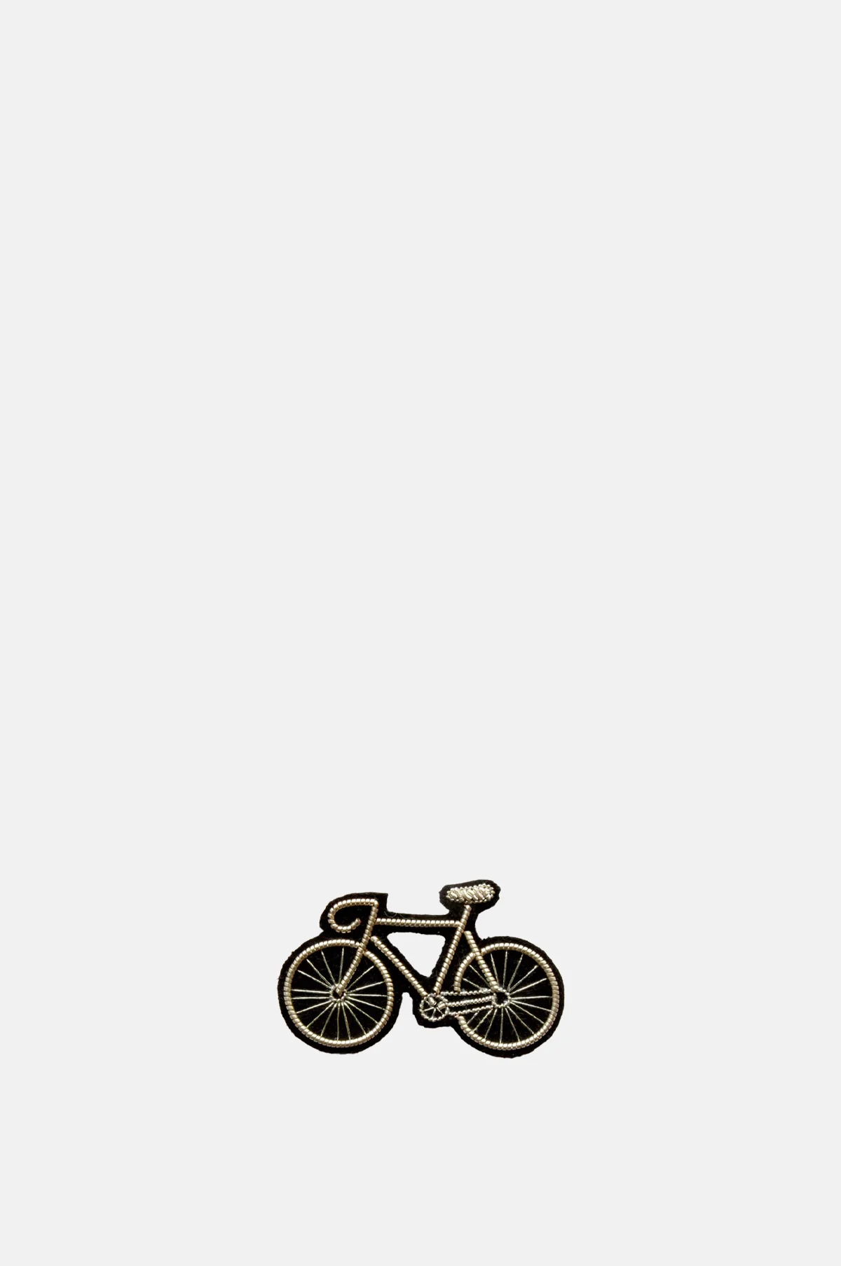 Silver Bicycle Brooch