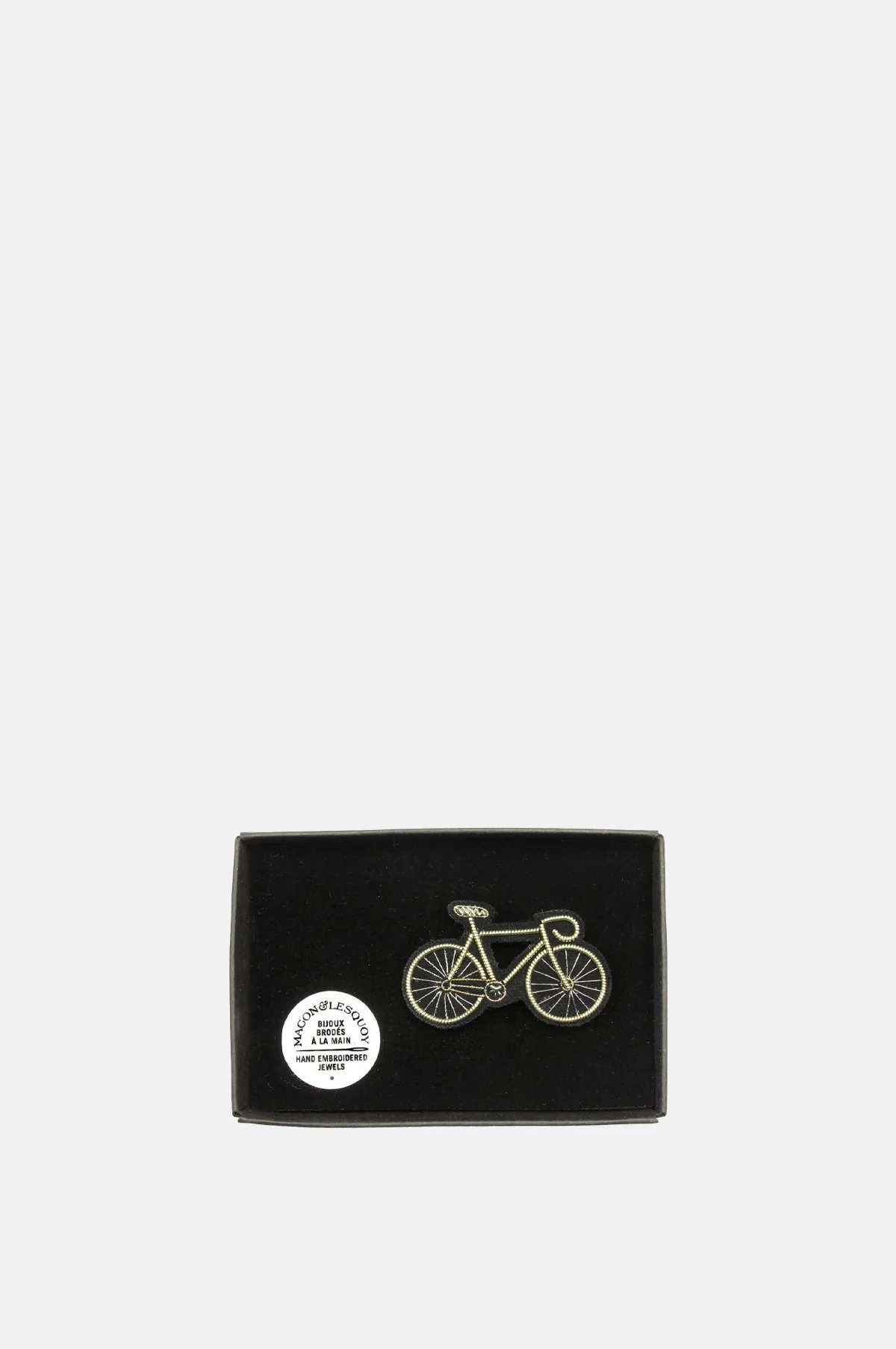Silver Bicycle Brooch - Image 2