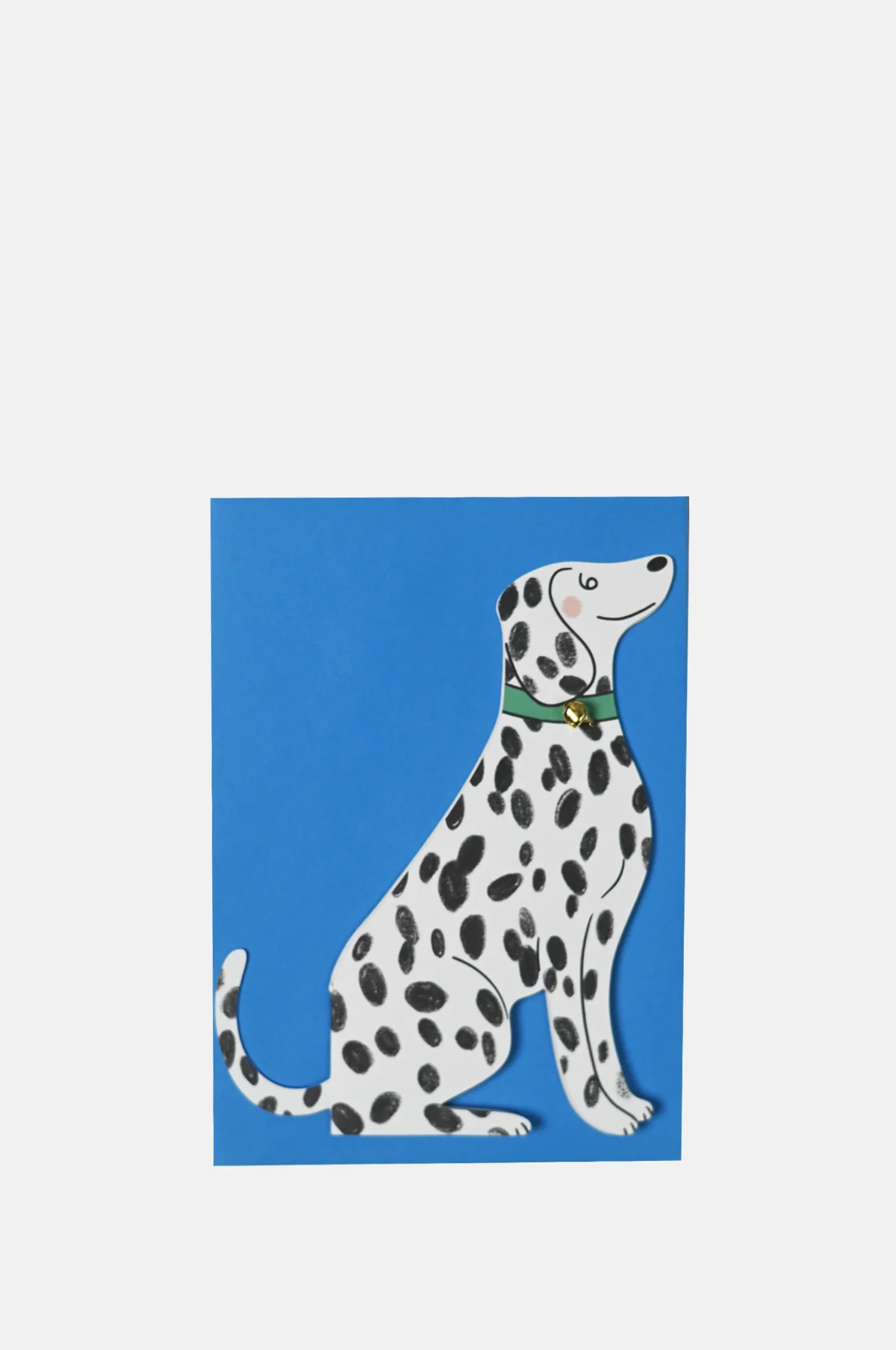 Sitting Dalmatian Shaped Greeting Card - Image 2