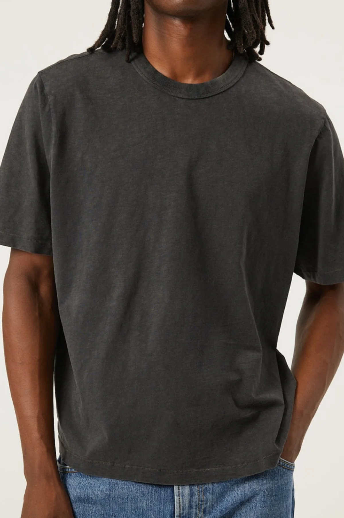 Slub Tee Black - Image 3