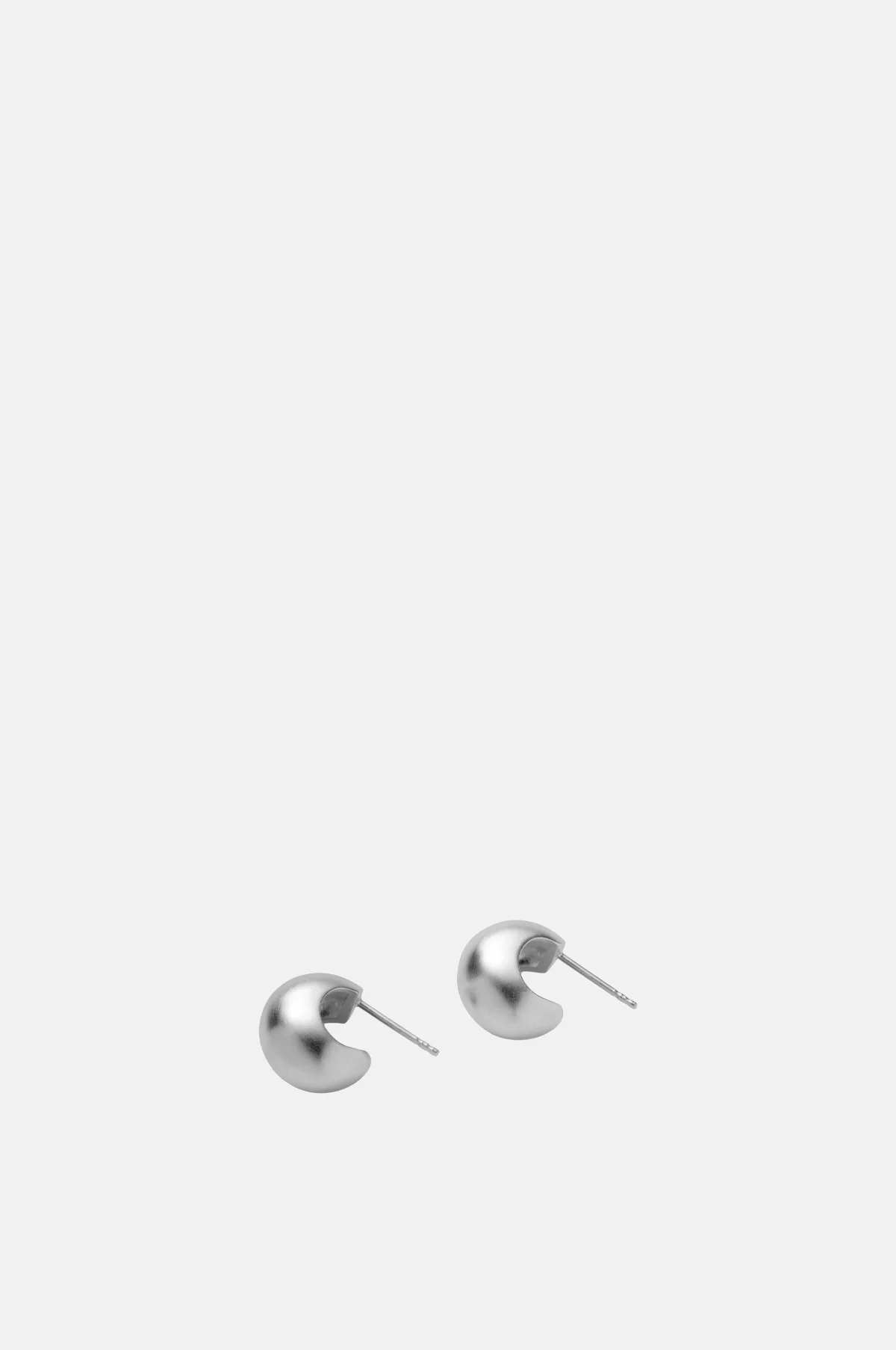 Small Echo Silver Hoop Earrings
