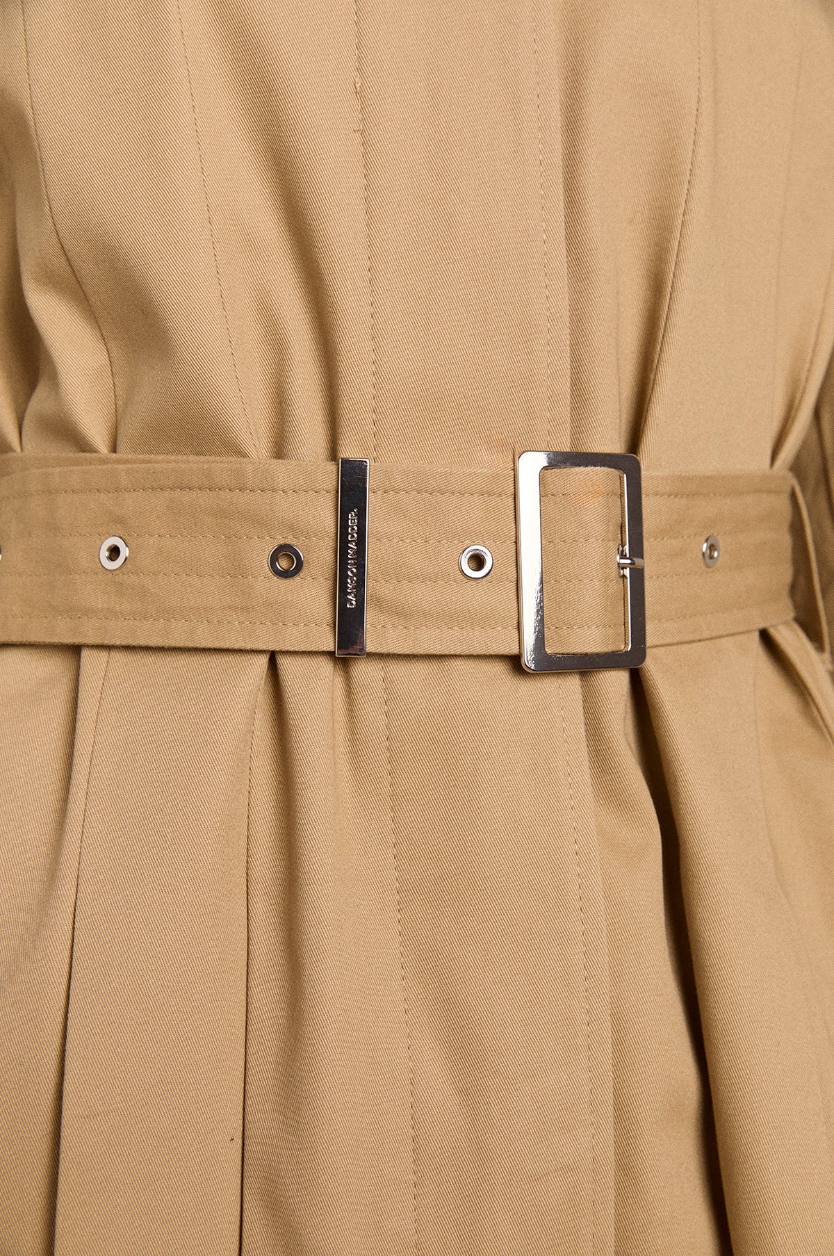 Sofia Pleated Trench Light Stone - Image 7