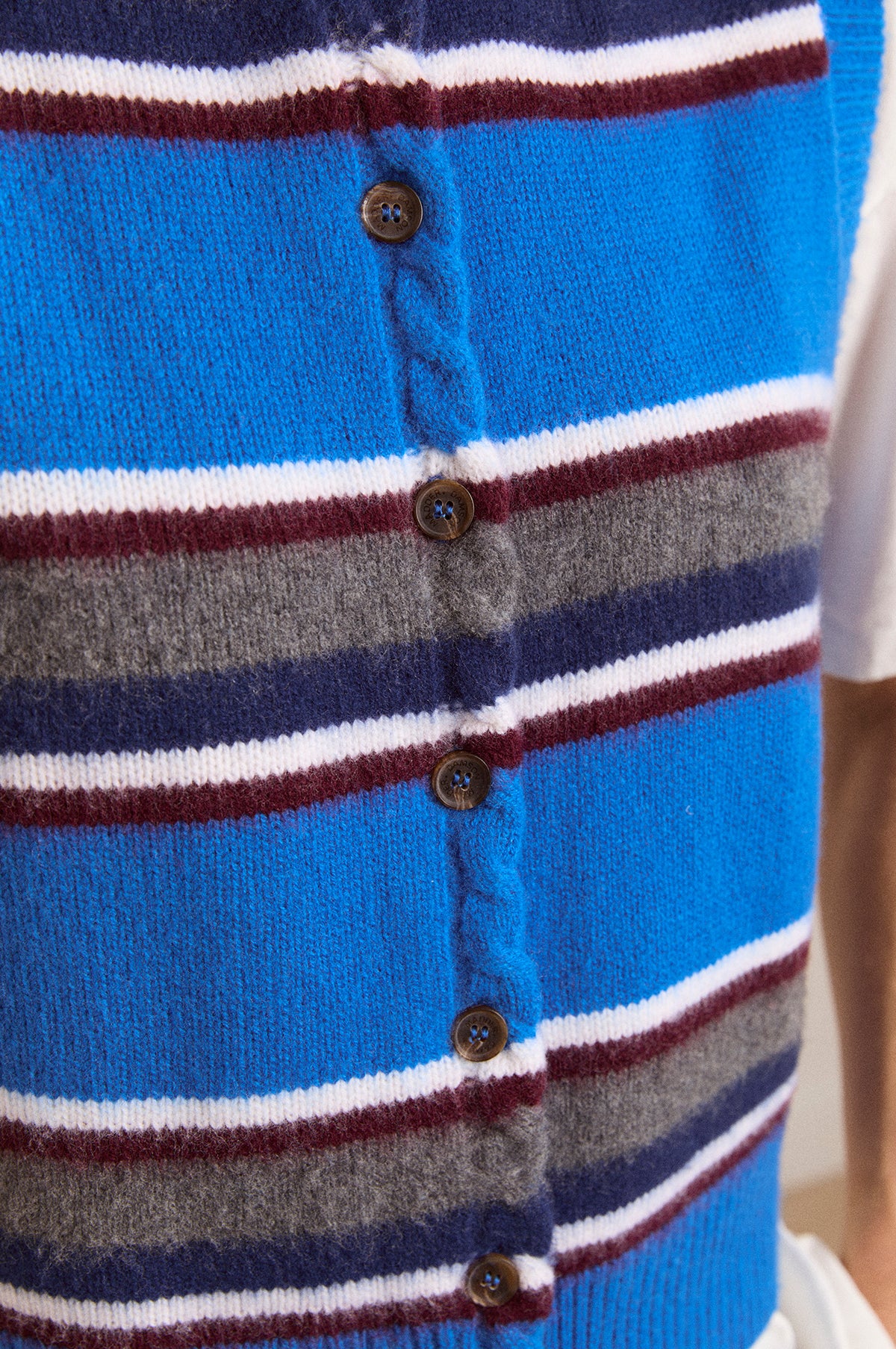 Sofie Vest Blue Stripe - Image 6