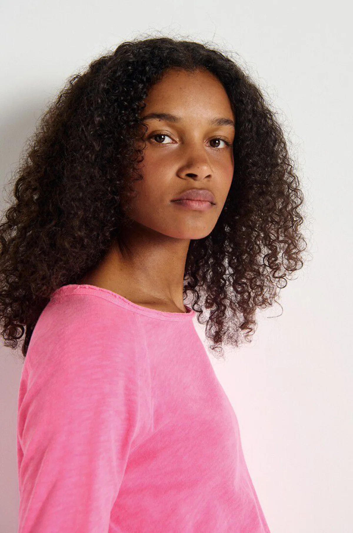Sonoma Boat Neck Tee Pink Acid Fluo - Image 4