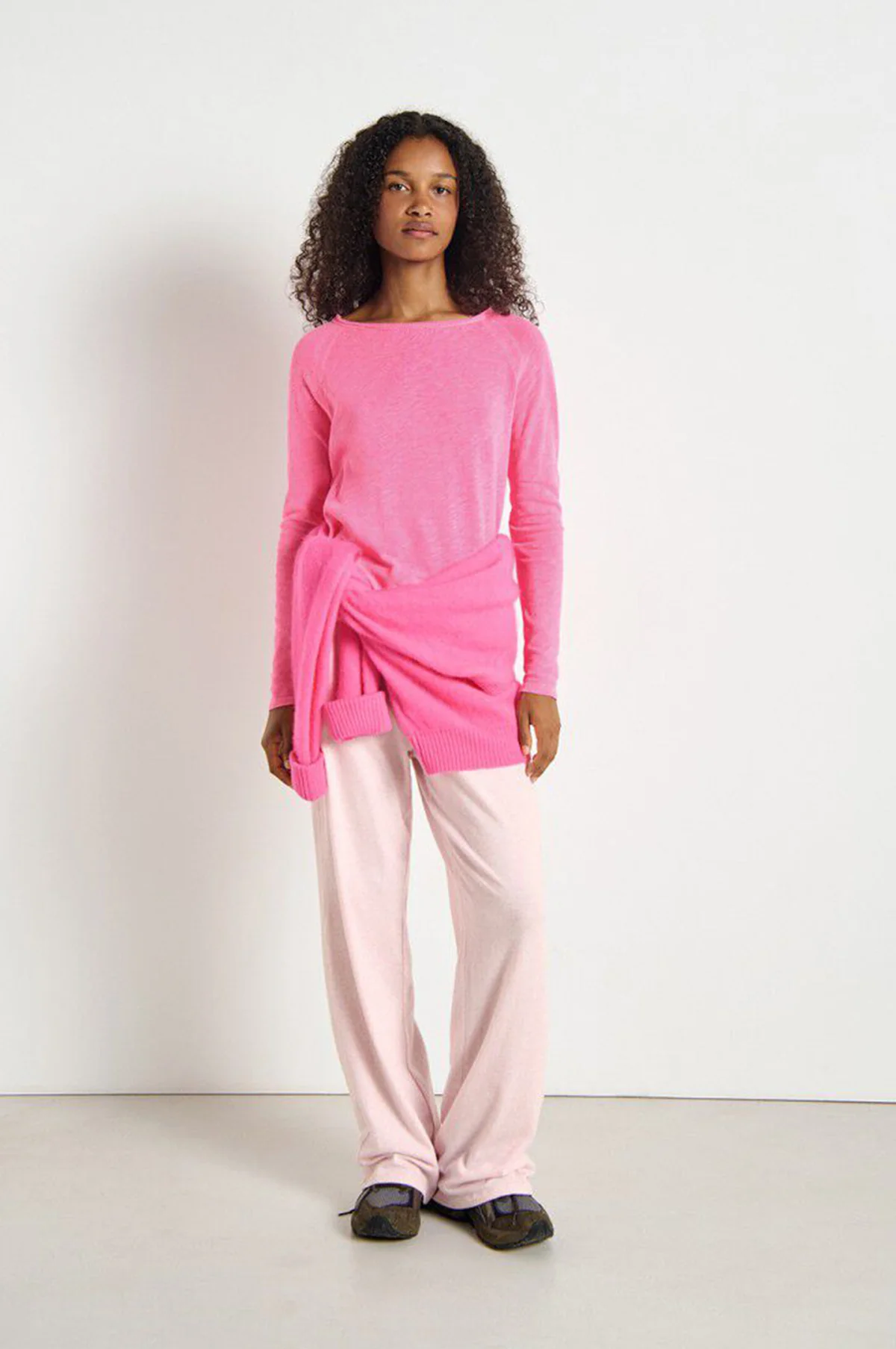 Sonoma Boat Neck Tee Pink Acid Fluo - Image 5
