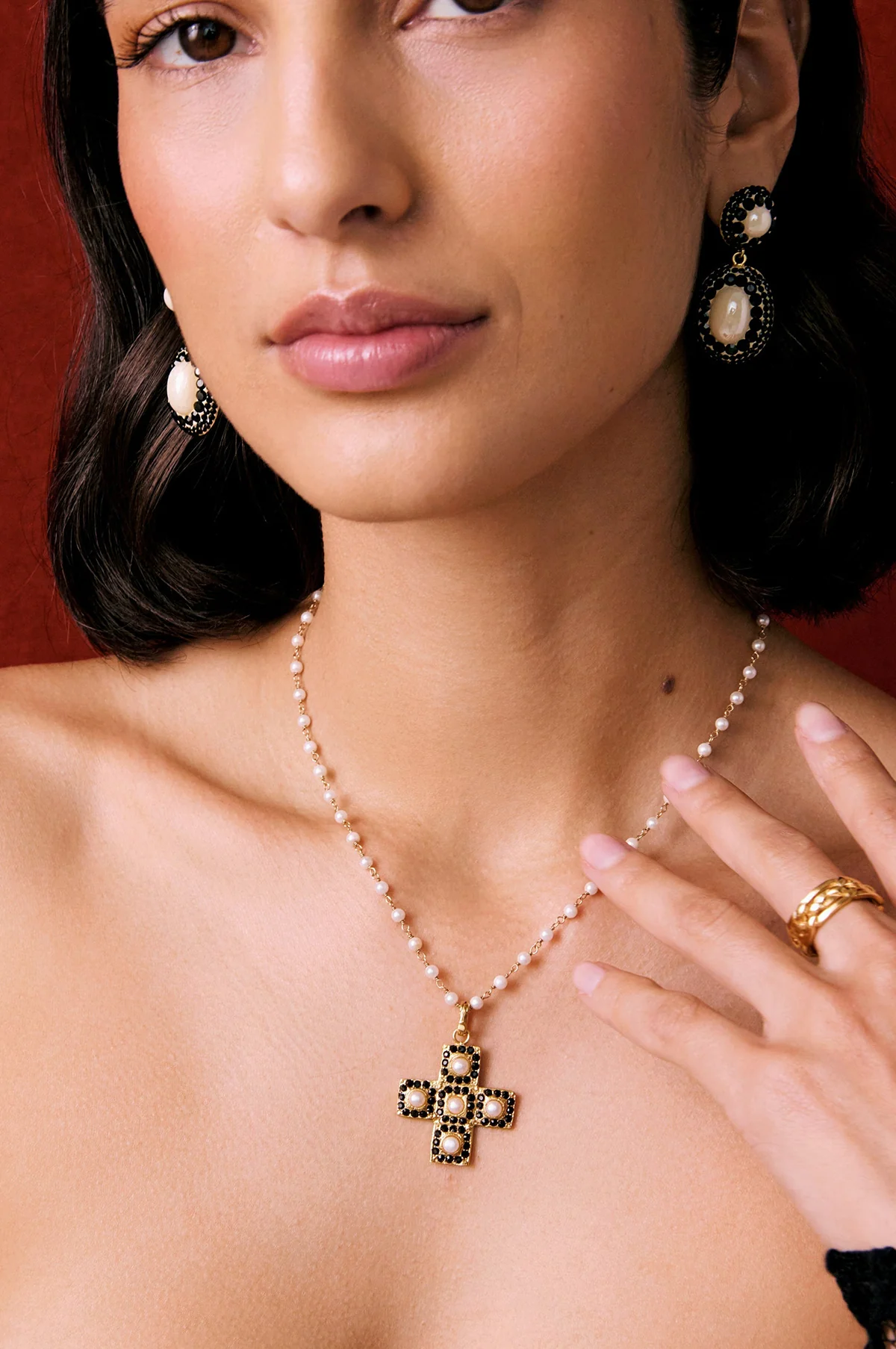 Soru Charm Pearl Necklace - Image 3
