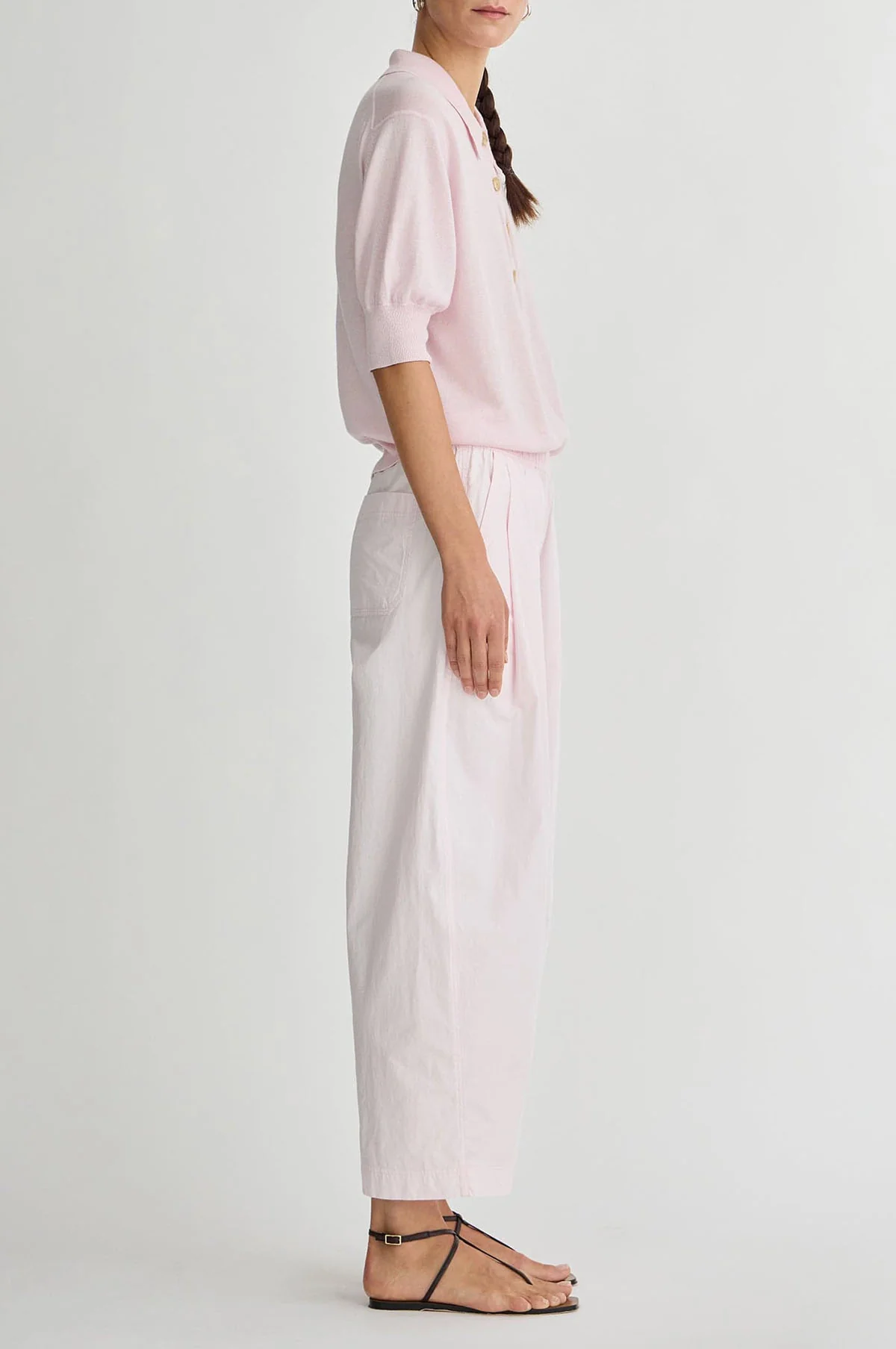Spa Pleat Pant Rosewater - Image 3
