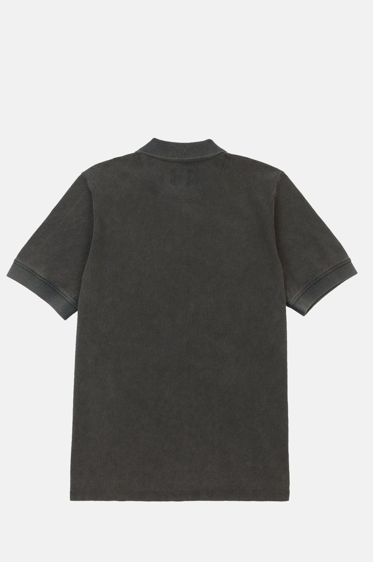 SS Washed Pique Polo Faded Black - Image 4