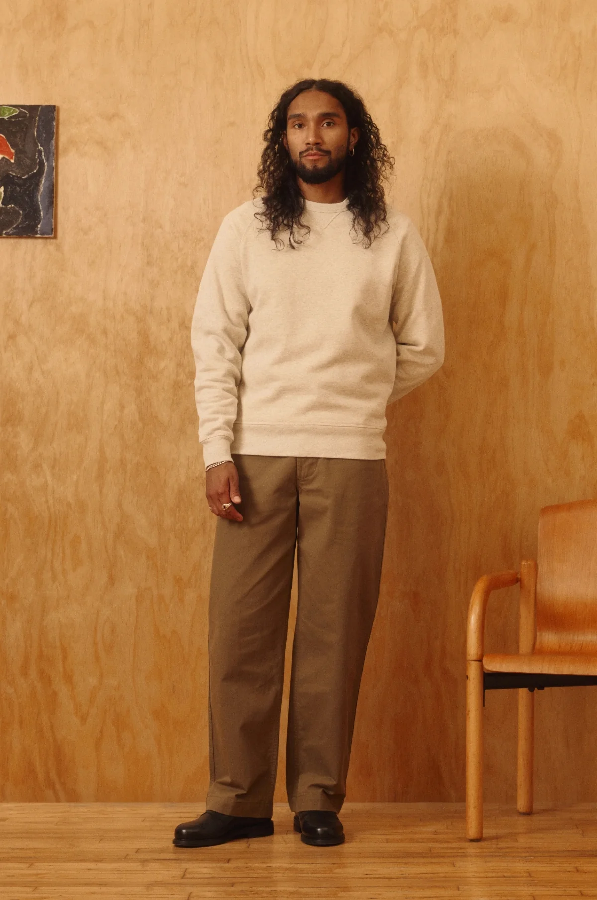 Stadium Loft Knit Crew Oat Grey - Image 2