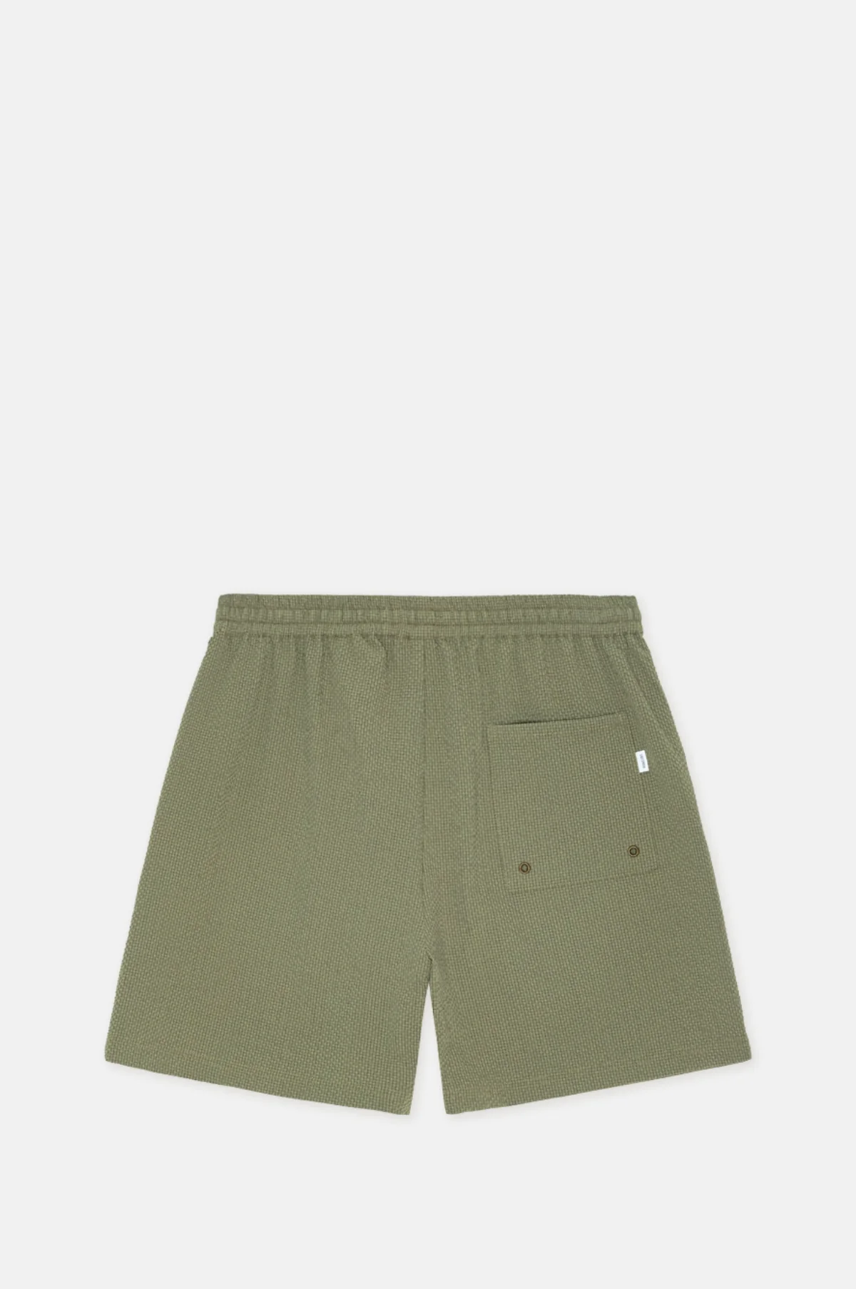 Stan Seersucker Swim Short Lichen Green - Image 5