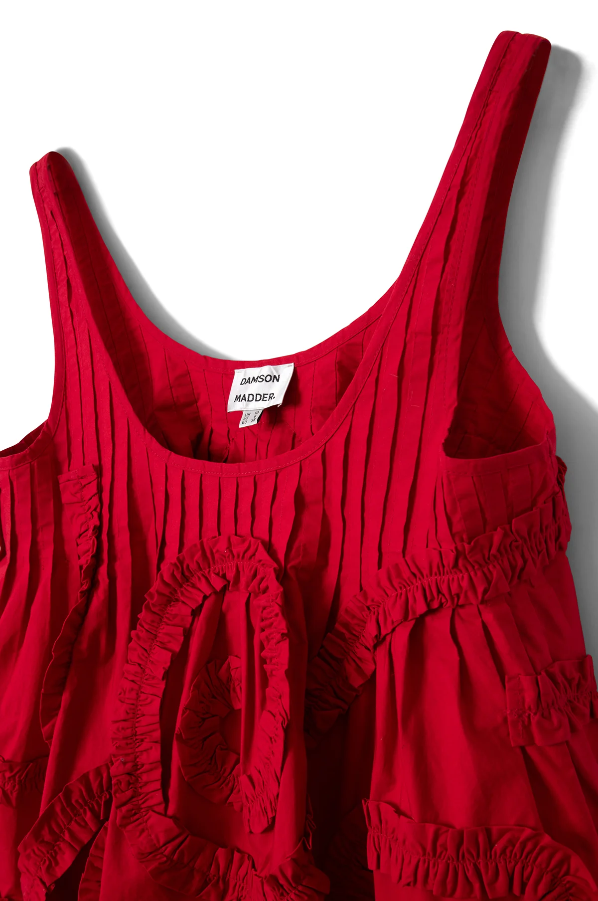 Stella Ruffle Cami Red - Image 2