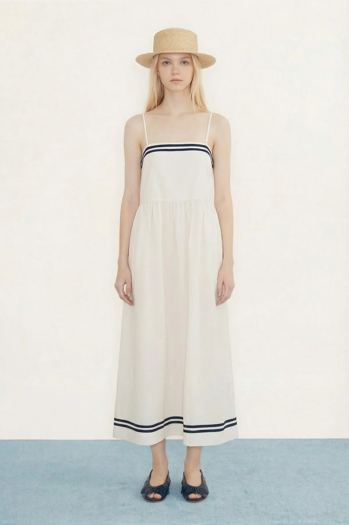 Straps Dress Off-White - Image 5