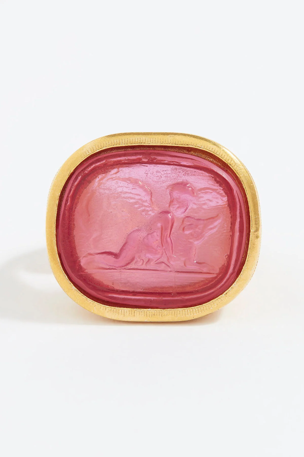 Strength Talisman Ring Magenta - Image 2
