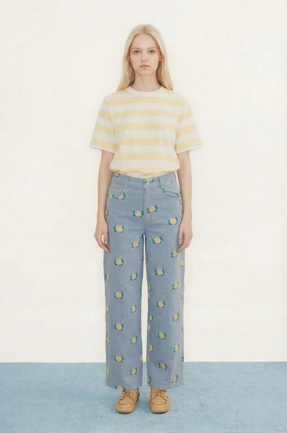 Striped Tee Mellow Yellow - Image 3