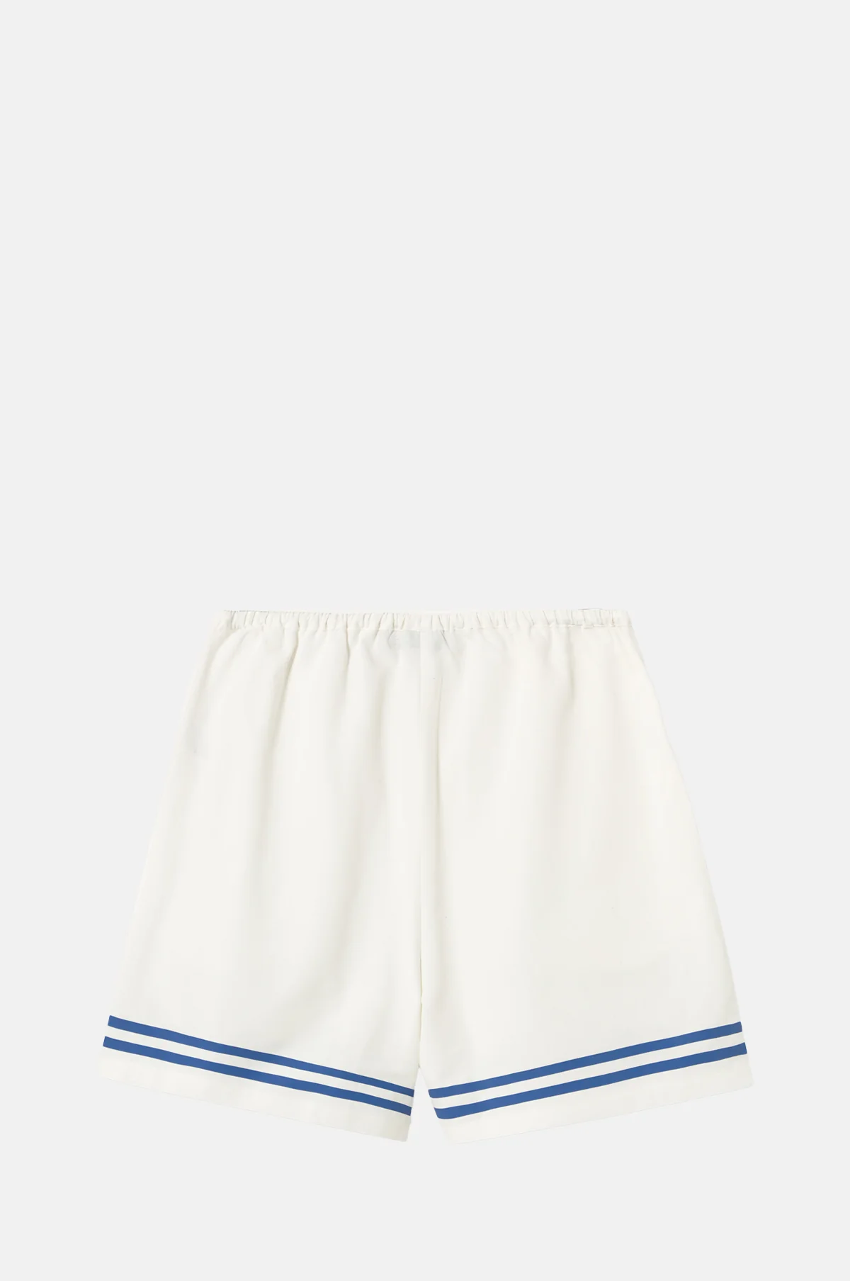 Stripes Elasticated Shorts Off White - Image 5