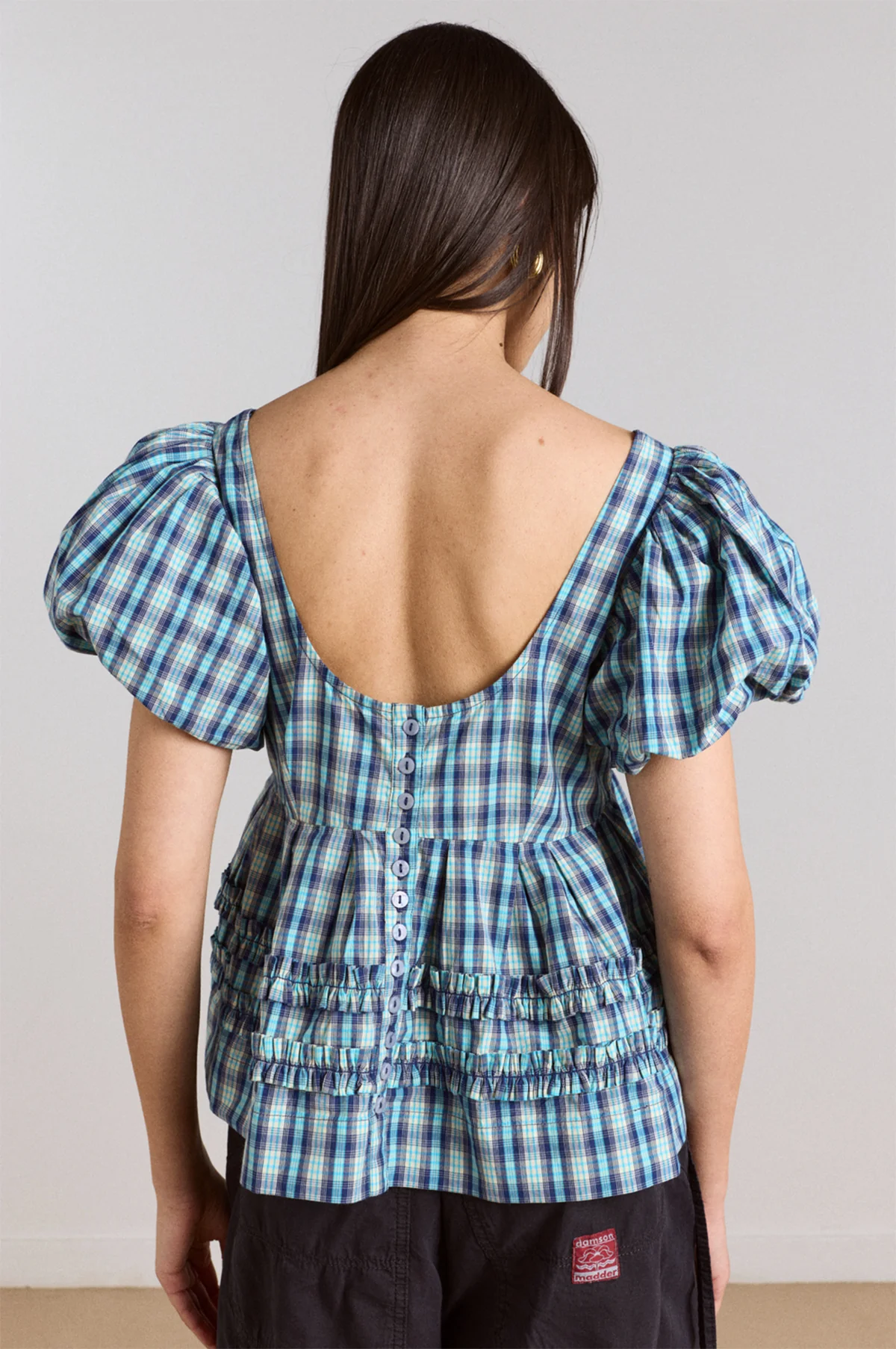 Summer Joy Blouse Tomboy Check - Image 10