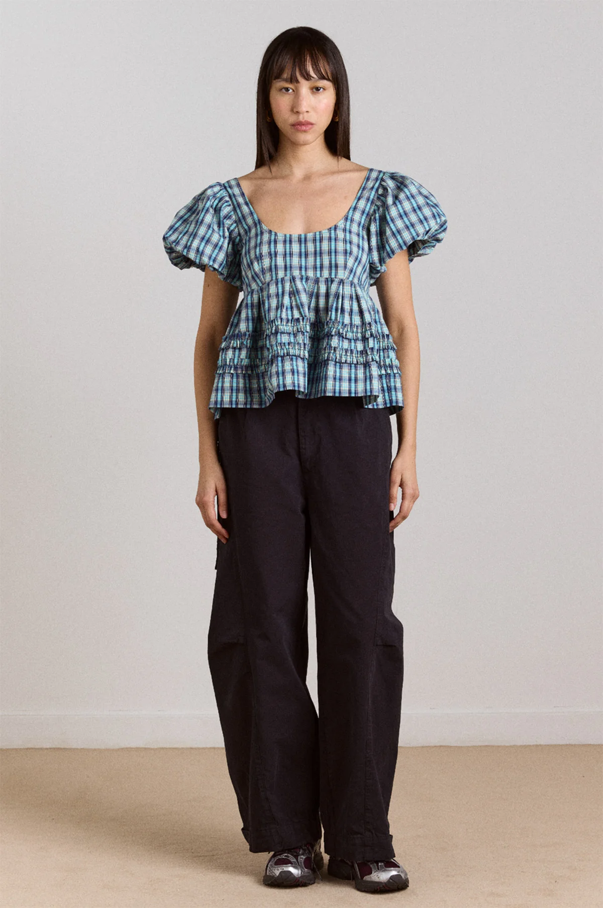 Summer Joy Blouse Tomboy Check - Image 11