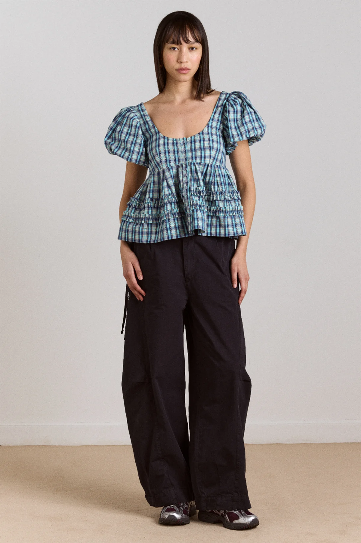 Summer Joy Blouse Tomboy Check - Image 3