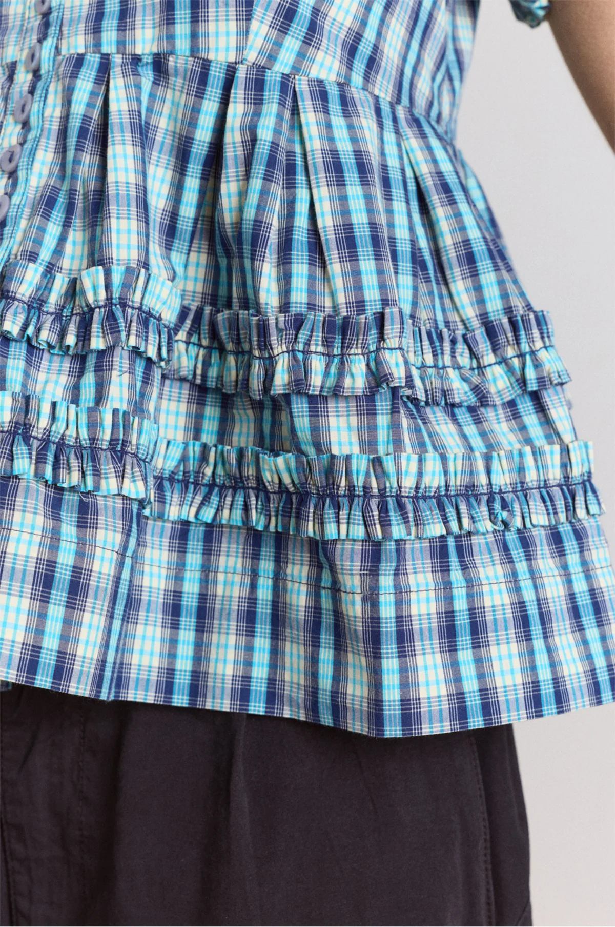 Summer Joy Blouse Tomboy Check - Image 8
