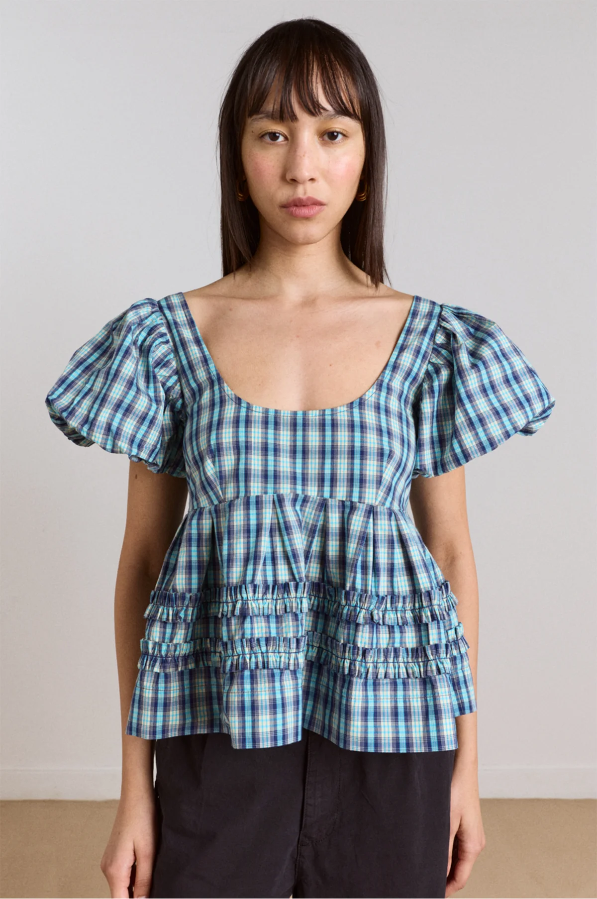 Summer Joy Blouse Tomboy Check - Image 9