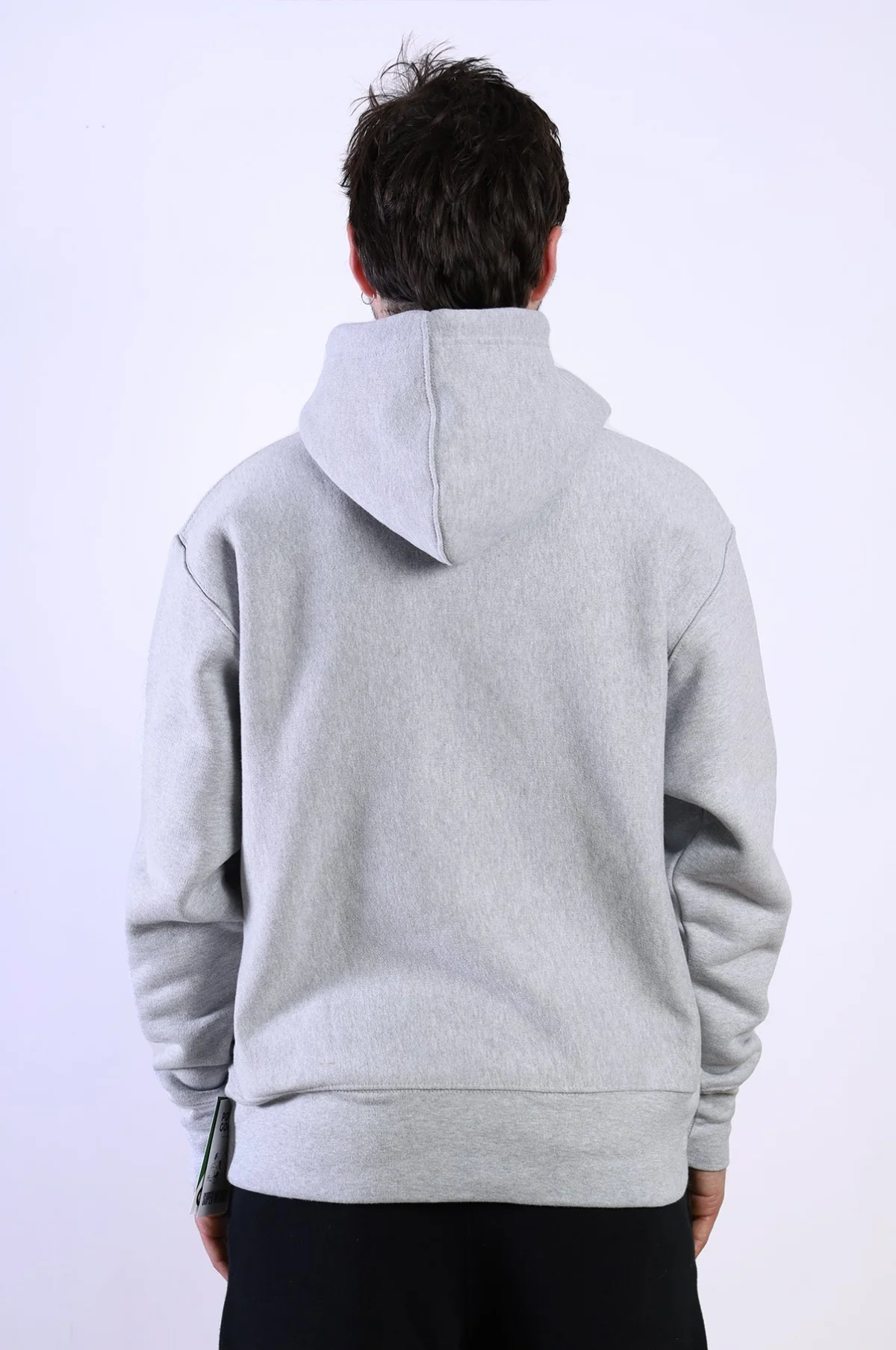Super Weight Hoodie Heather Grey - Image 6