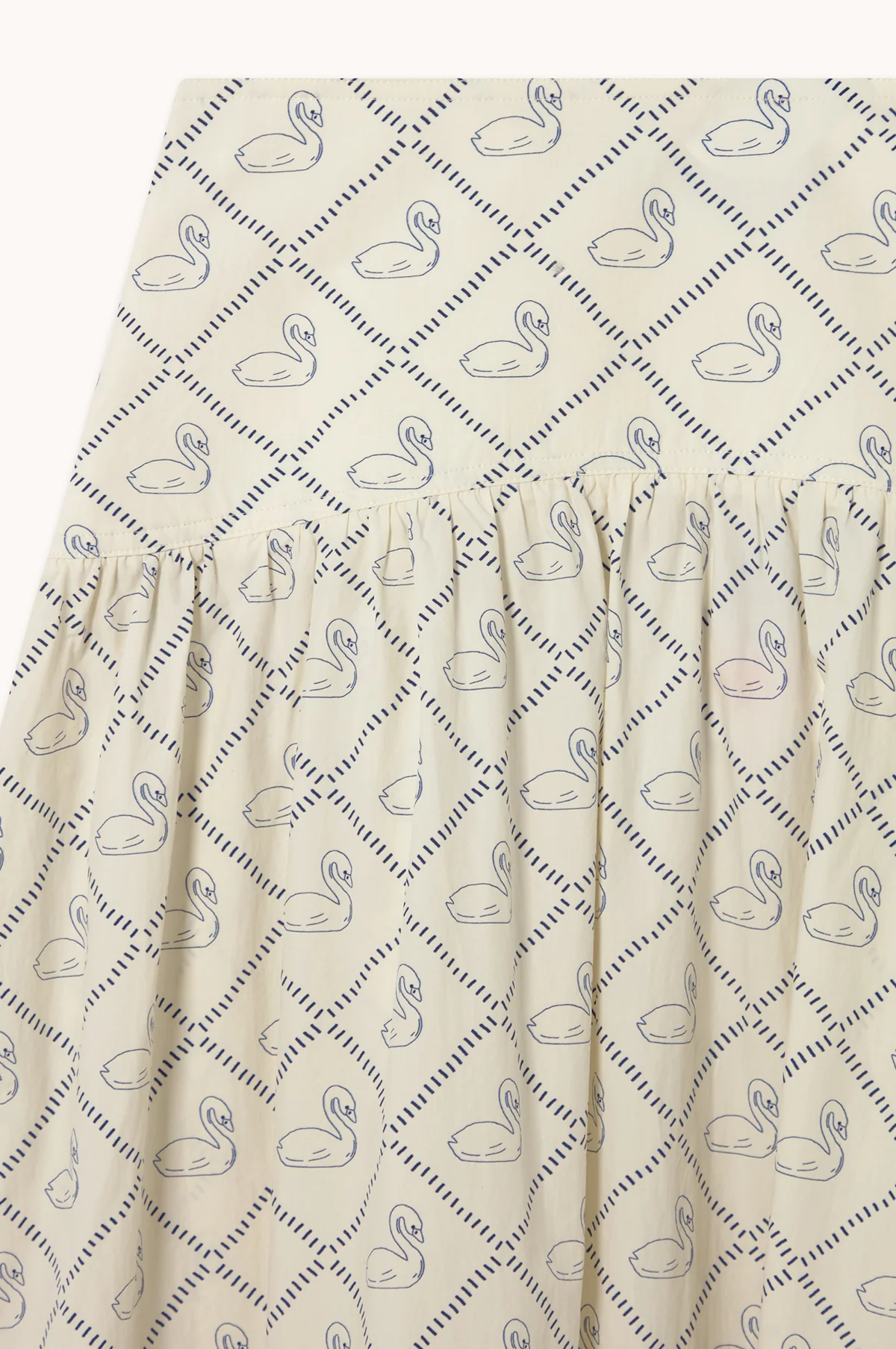 Swans Skirt Light Cream - Image 3