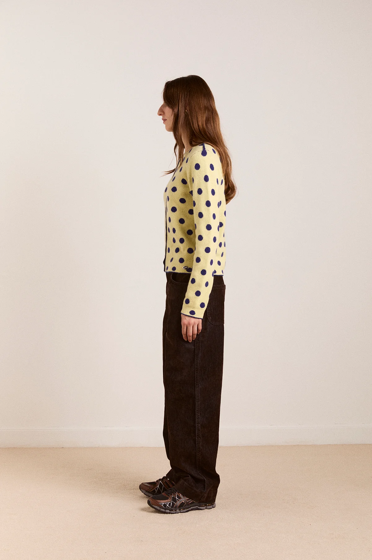 Tabitha Reversible Cardigan Navy/Butter - Image 11