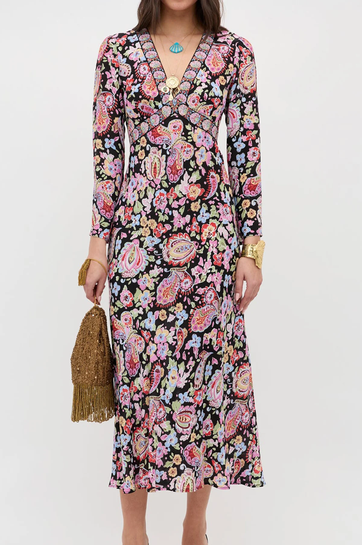 Tania Dress Cara Floral Black - Image 2