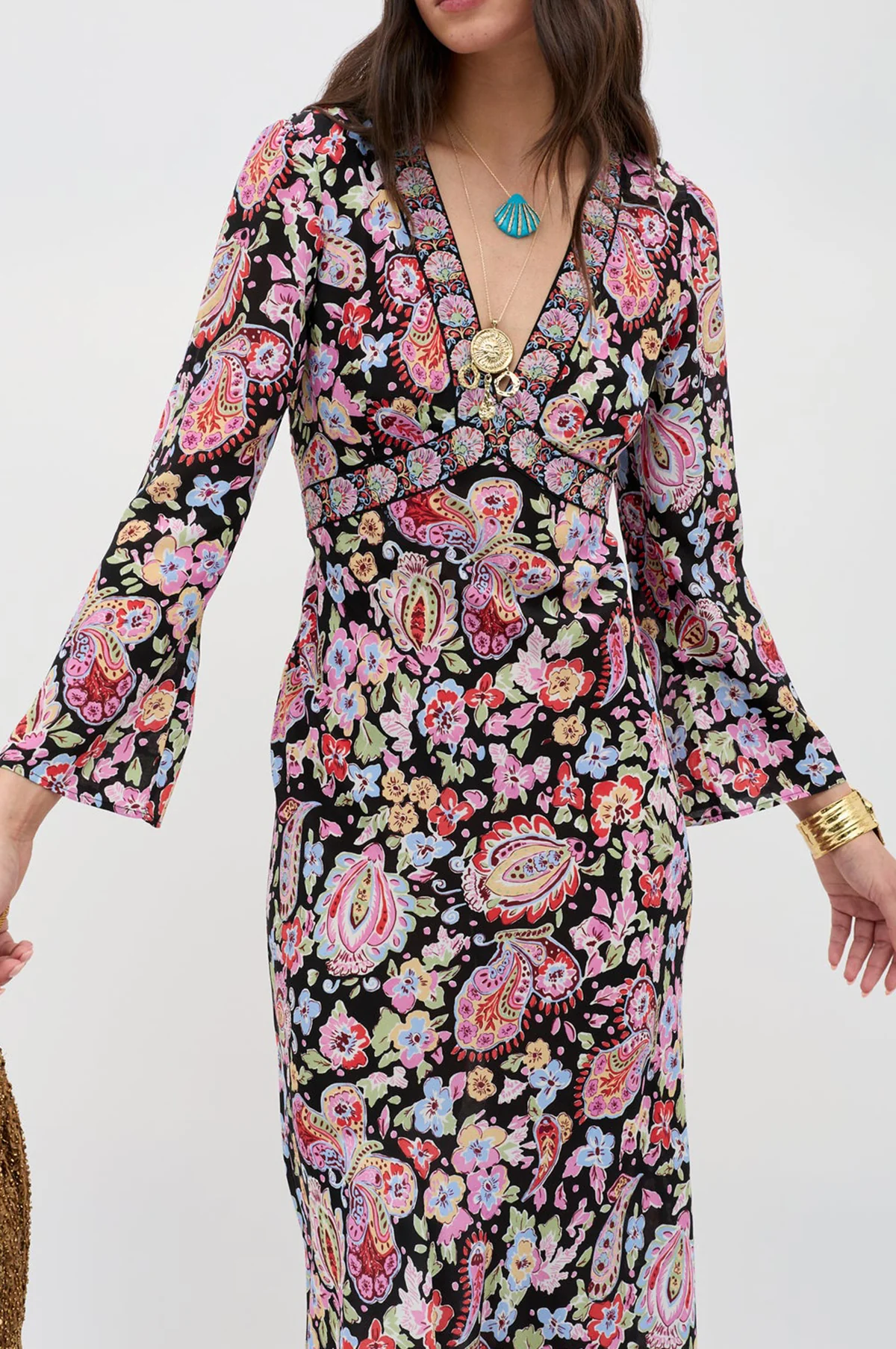 Tania Dress Cara Floral Black - Image 6