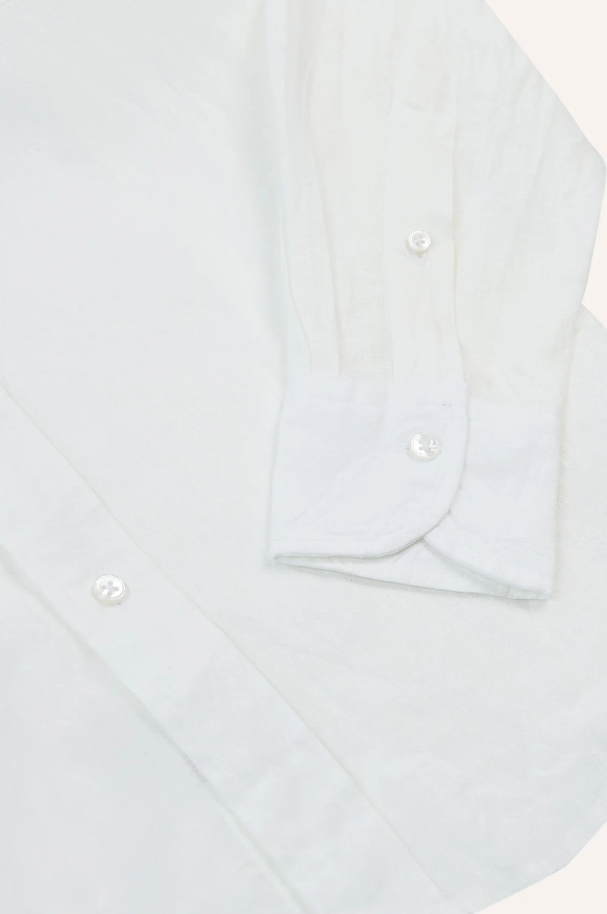 The Linen Summer Shirt Ecru - Image 3