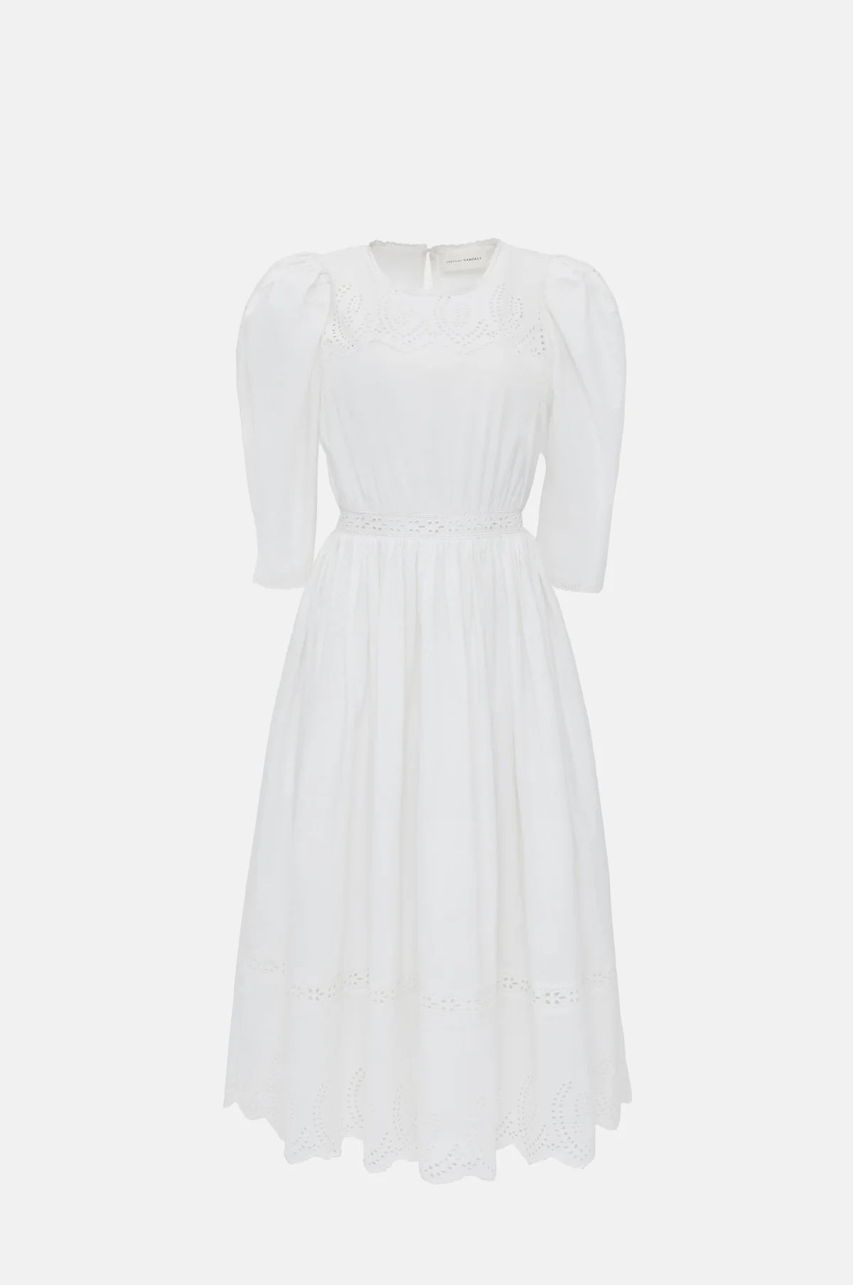 Thelma Waisted Dress Cream