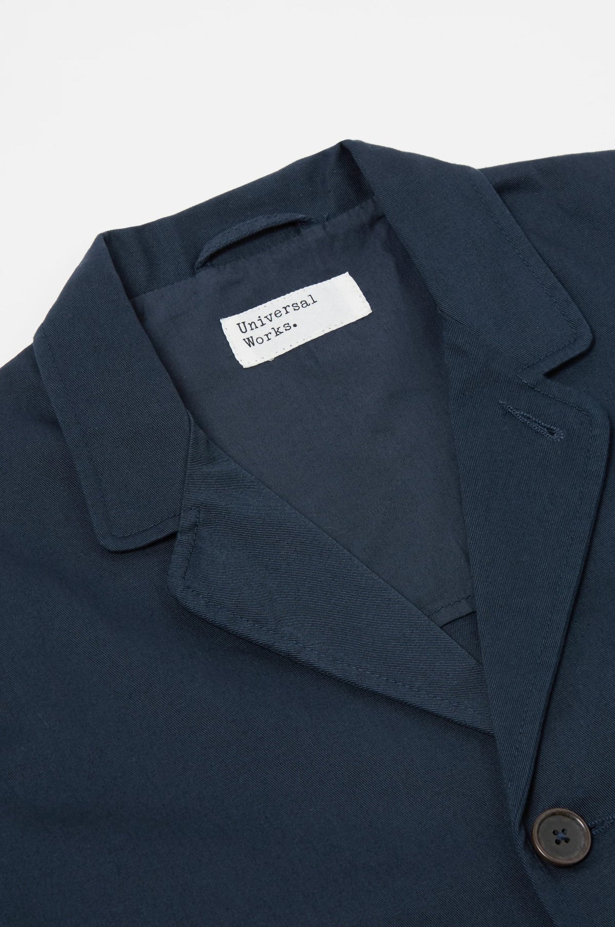Three Button Jacket Navy Twill - Image 2