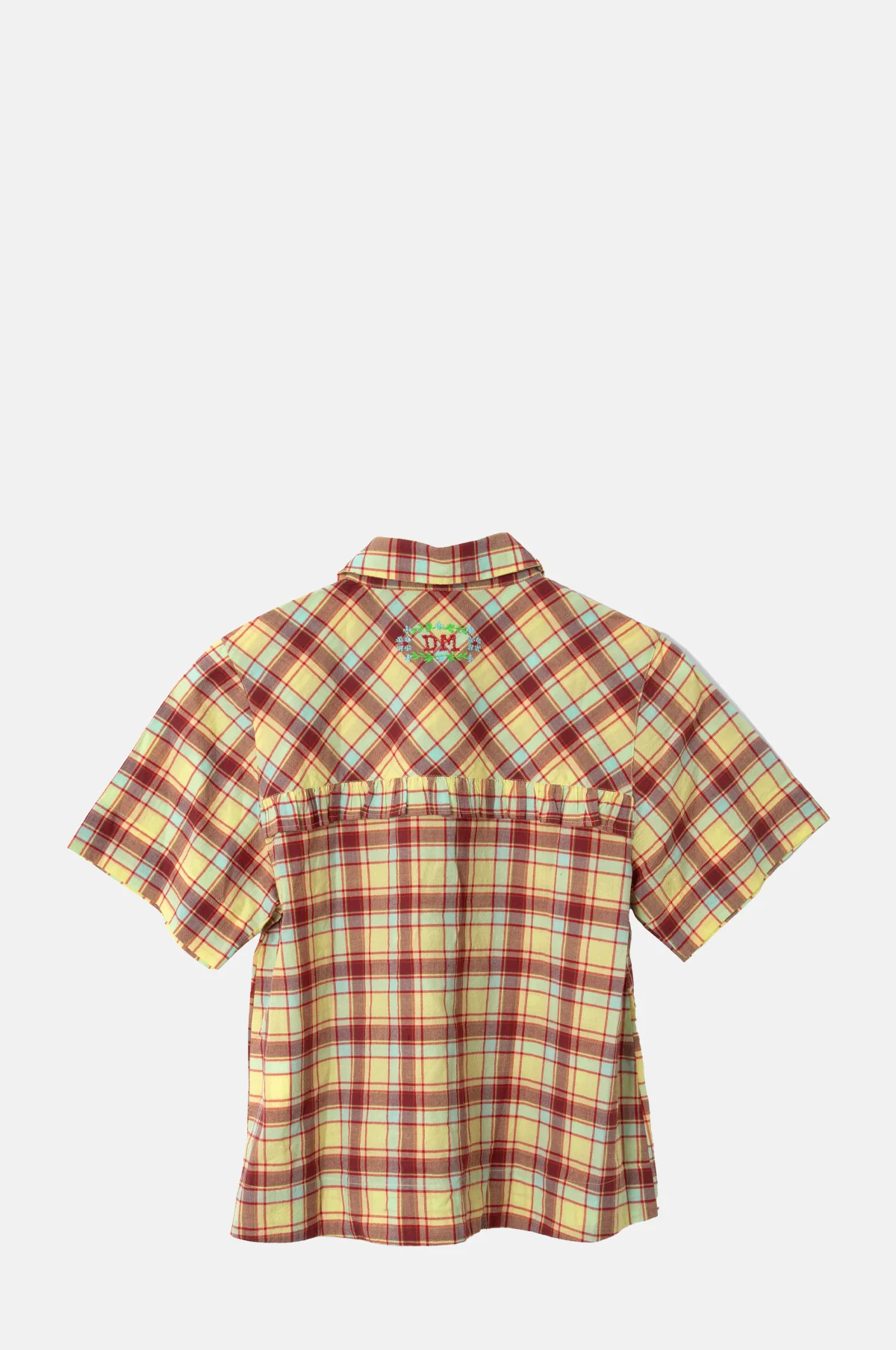 Tomboy Shirt Celery Check - Image 3