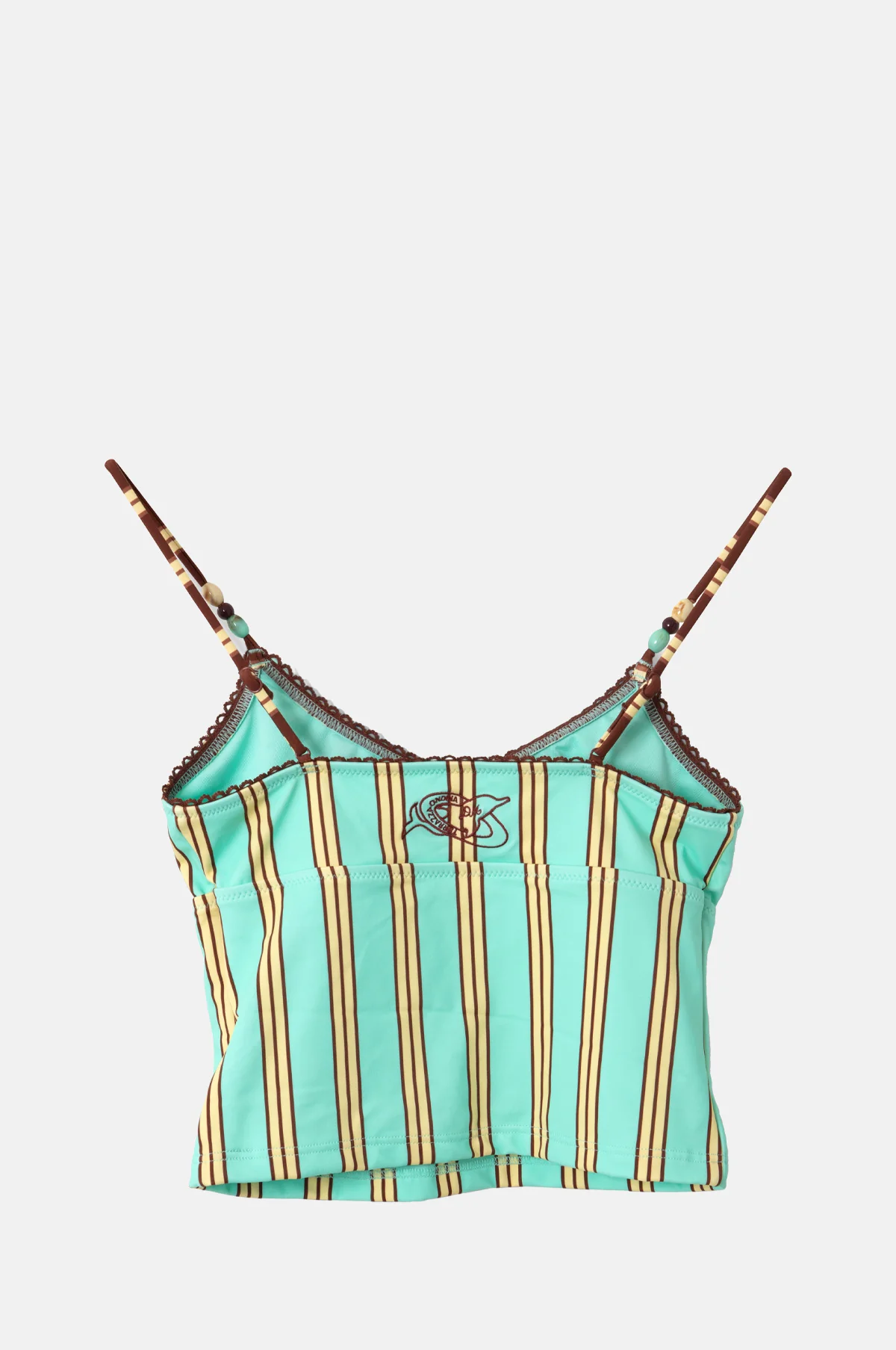 Trudi Tankini Top Mint Stripe - Image 3