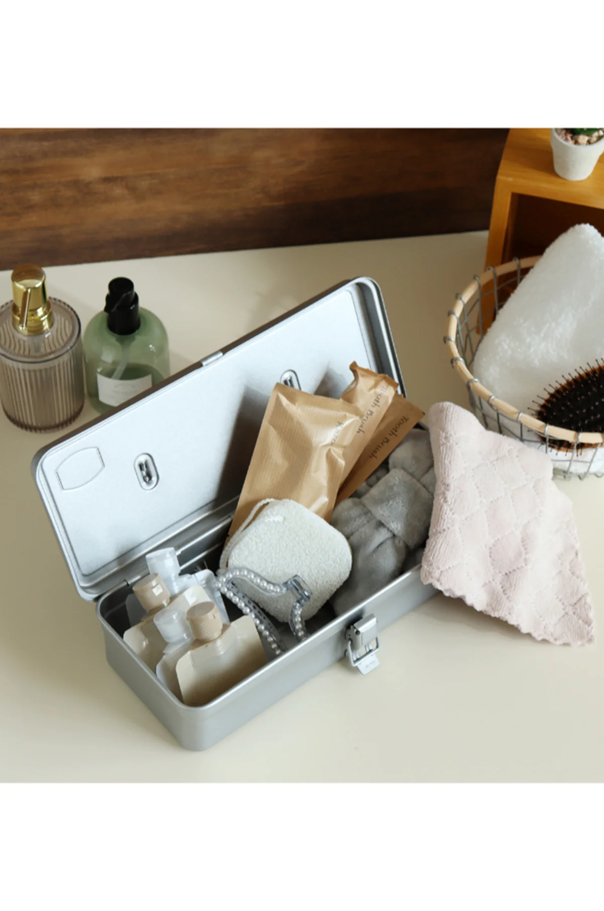 Trunk Shape Toolbox T-320 Silver - Image 3