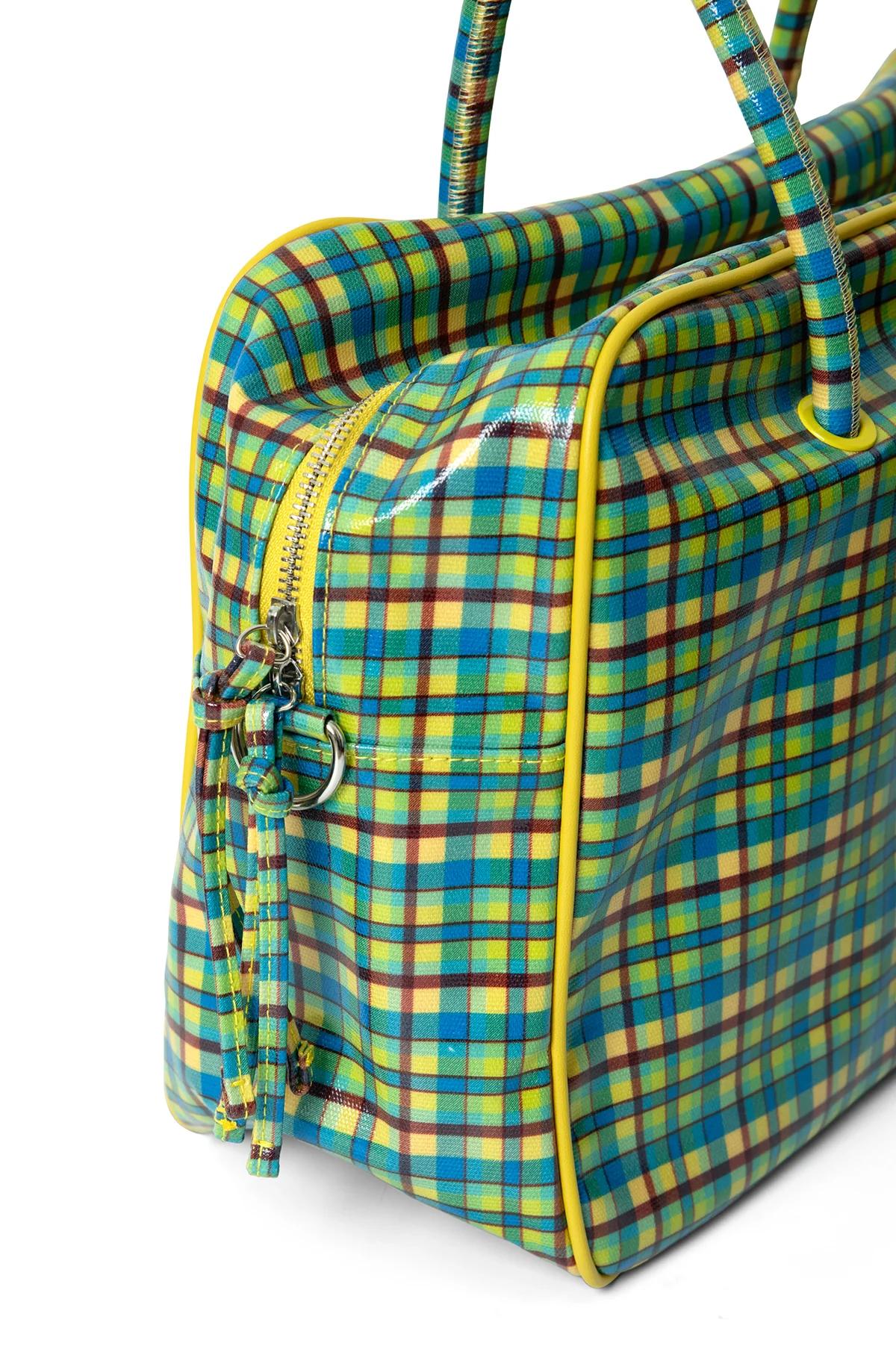 Truro Coated Holdall Zesty Check - Image 2
