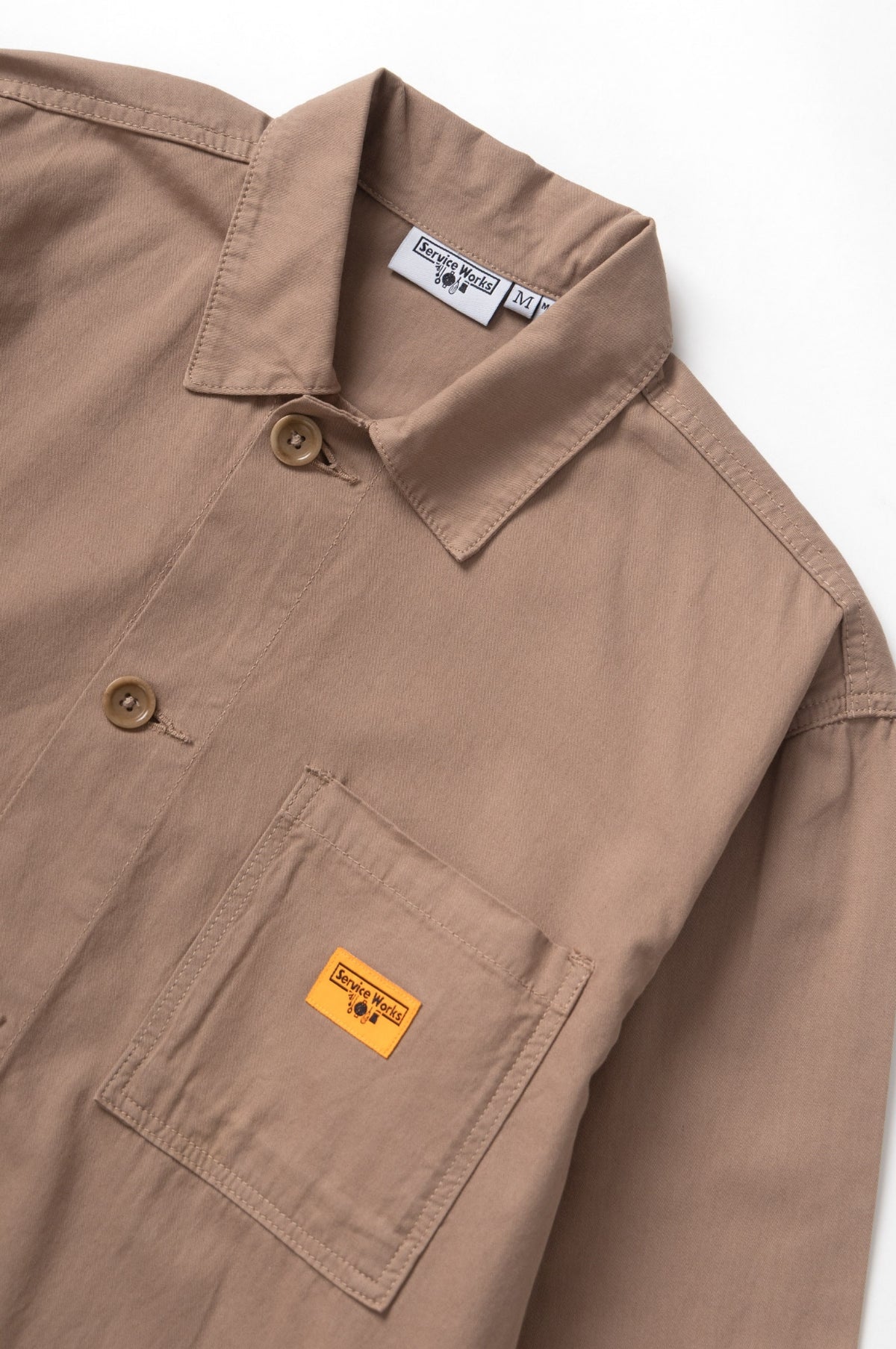 Twill Chore Shirt Mushroom - Image 3