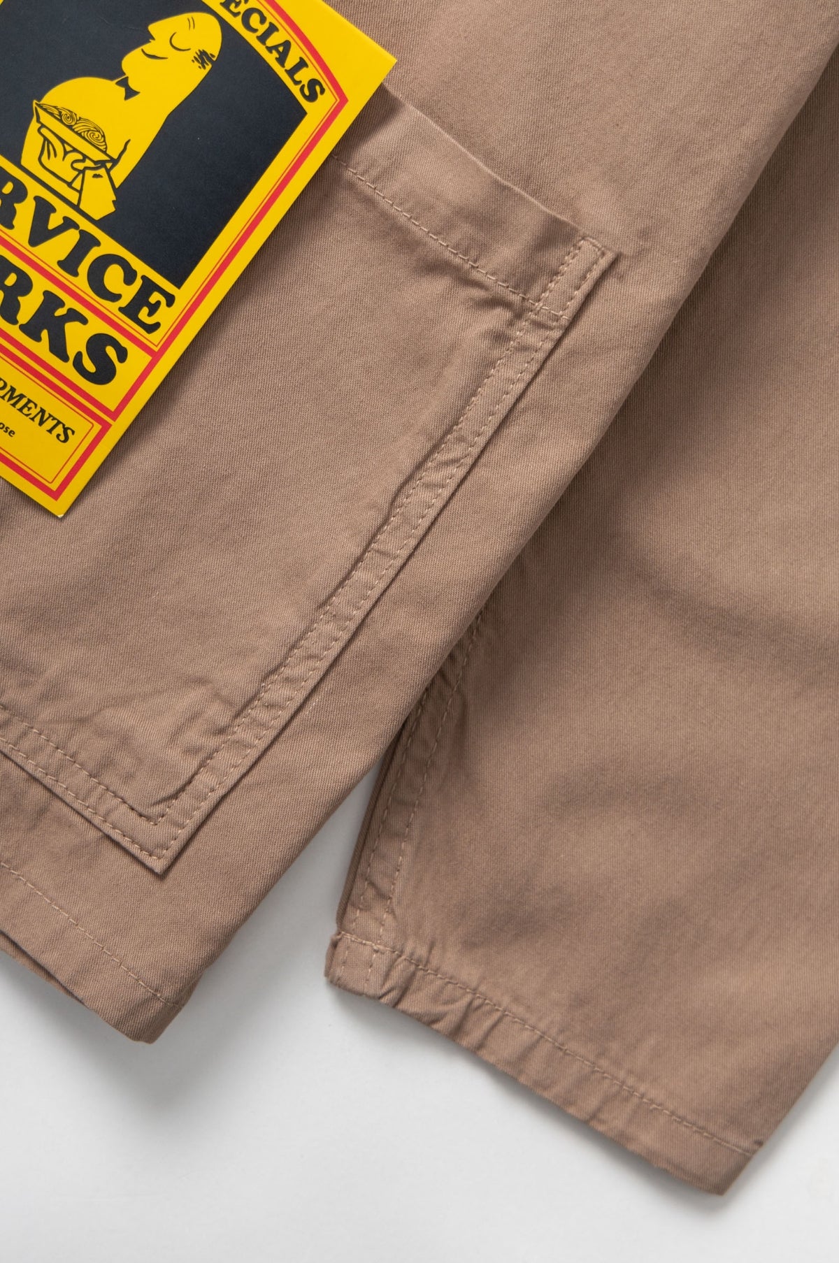 Twill Chore Shirt Mushroom - Image 4