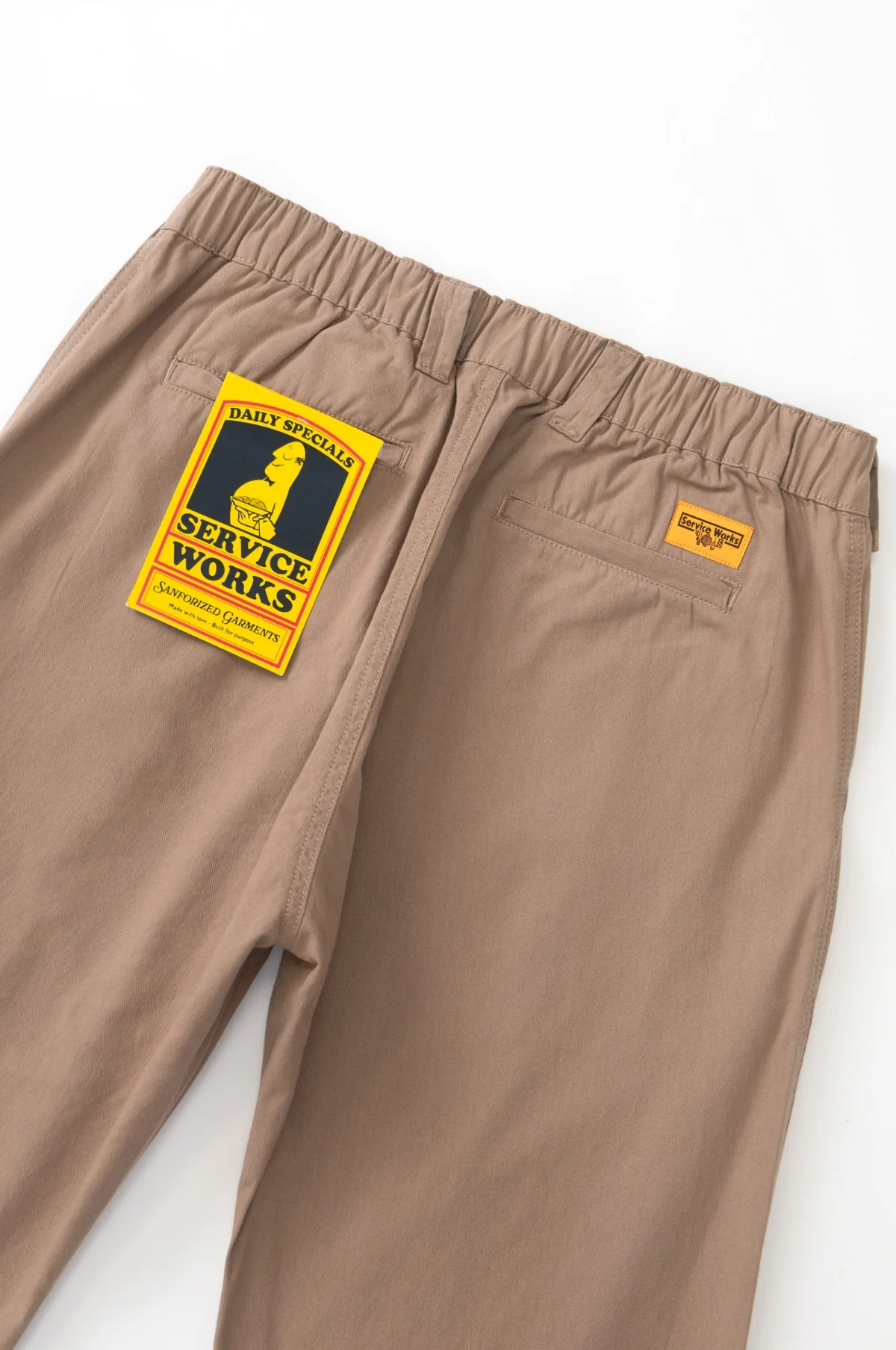 Twill Waiter Pants Mushroom - Image 4