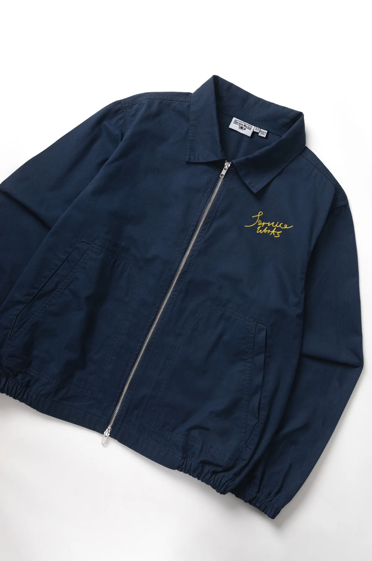 Twill Work Jacket Dark Navy - Image 3
