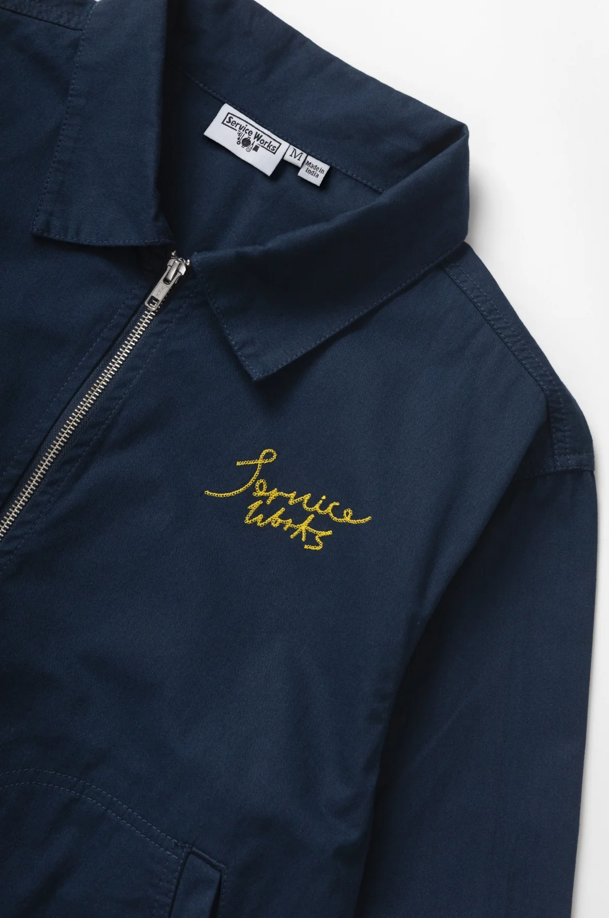 Twill Work Jacket Dark Navy - Image 4