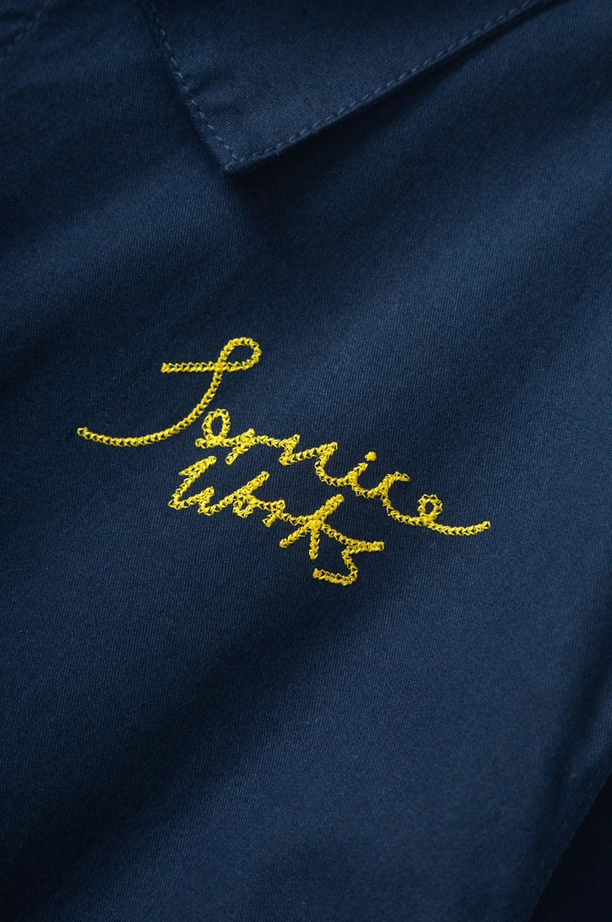 Twill Work Jacket Dark Navy - Image 6
