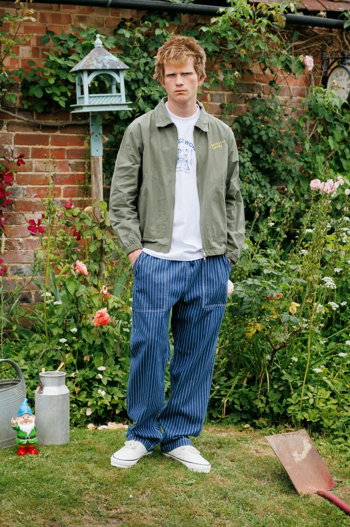 Twill Work Jacket Olive - Image 10
