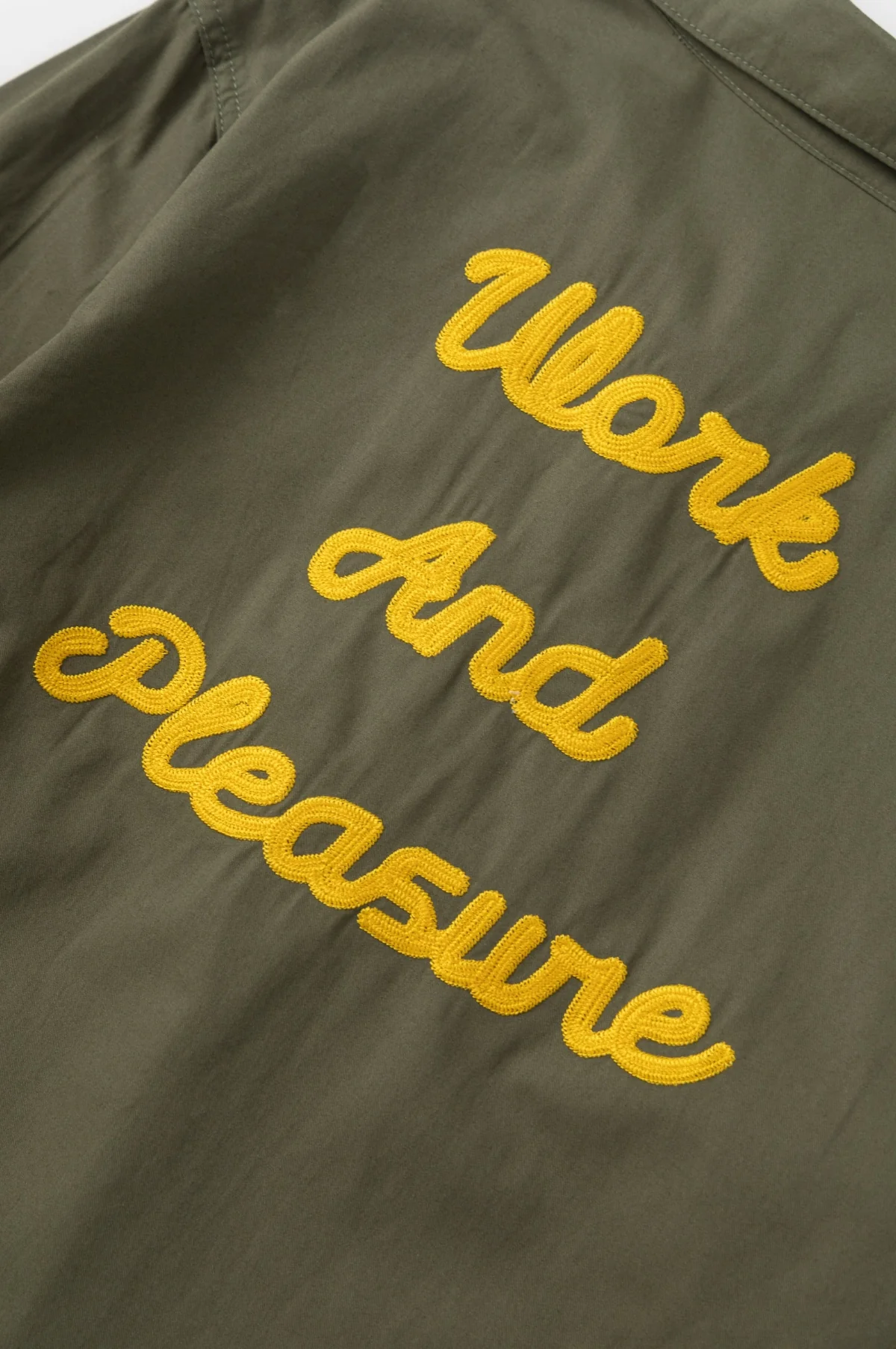 Twill Work Jacket Olive - Image 9