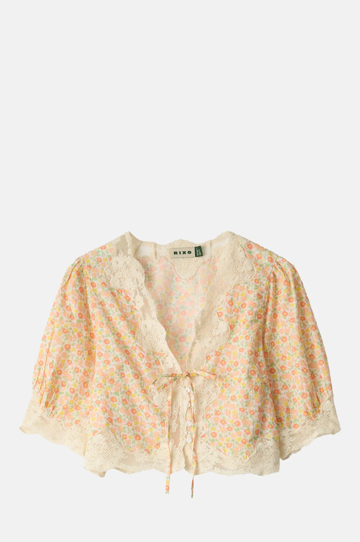 Ursula Top Katie Floral Cream