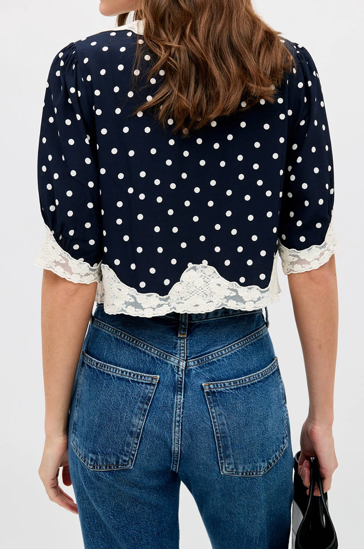 Ursula Top Layla Dot Navy - Image 3
