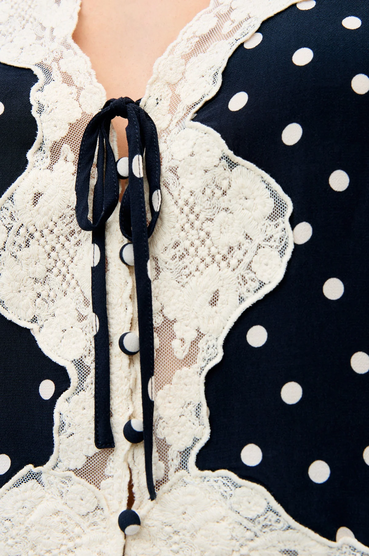 Ursula Top Layla Dot Navy - Image 5