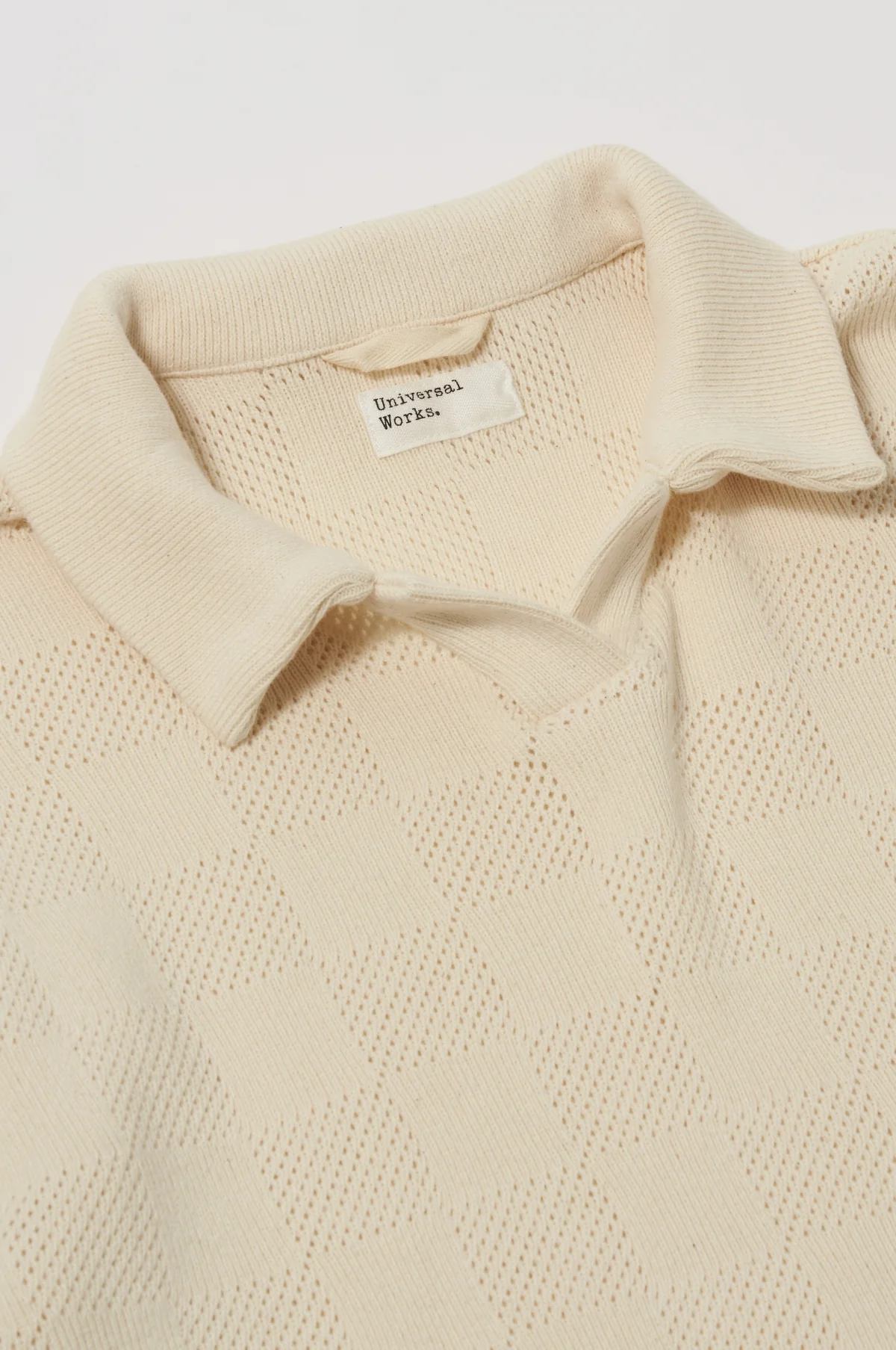 Vacation Polo Fantasy Checkerboard Ecru - Image 2